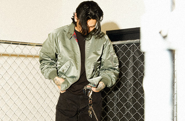 HUF X BARACUTA G9 MA-1 JACKET