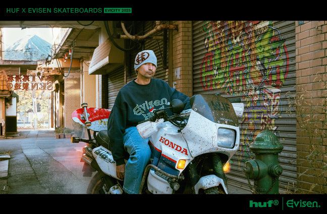 HUF X EVISEN SKATEBOARDS D2