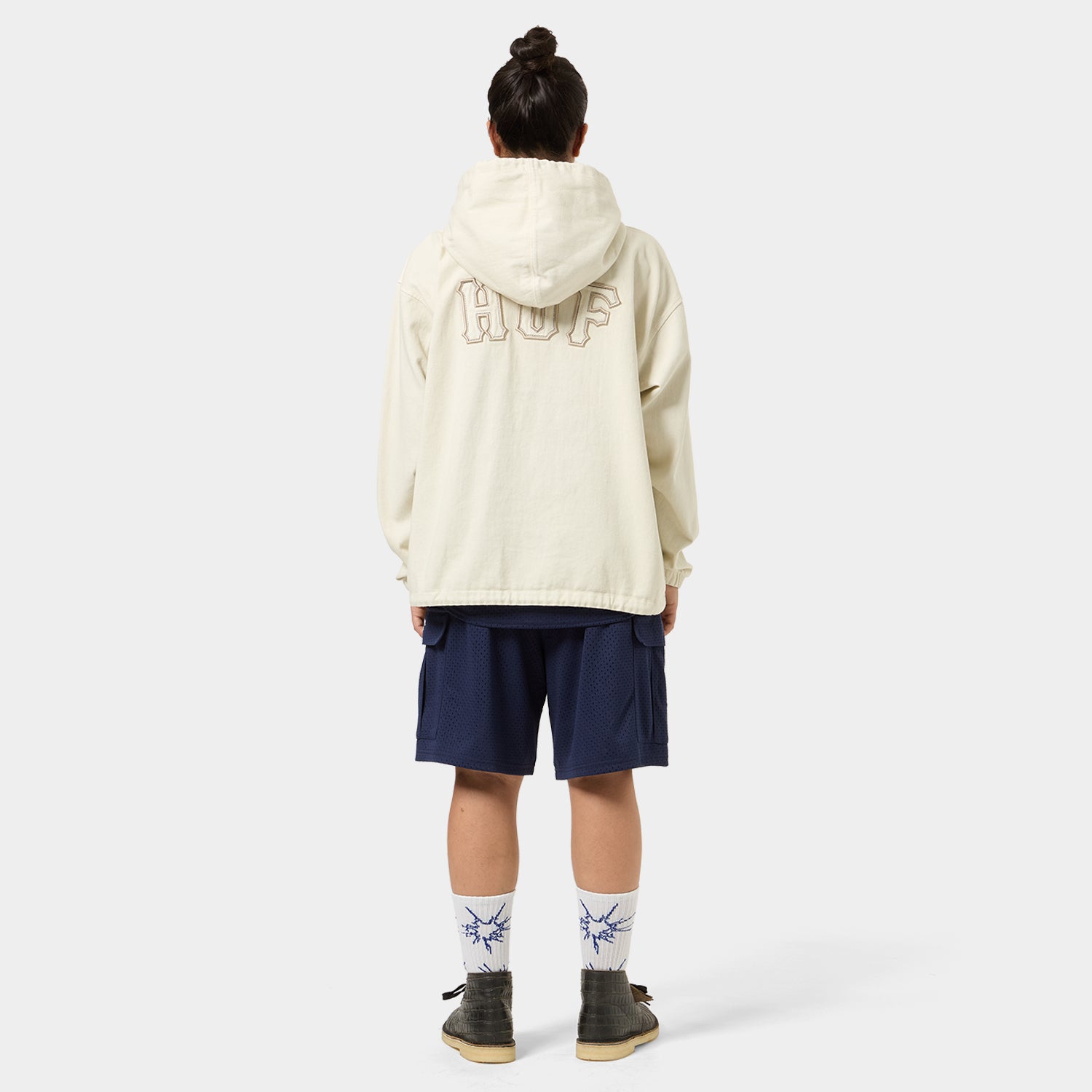 HUF (ハフ) Worldwide JP /HOODIES(パーカー)/ ARCH LOGO ZIP HOODIE商品 / BONE