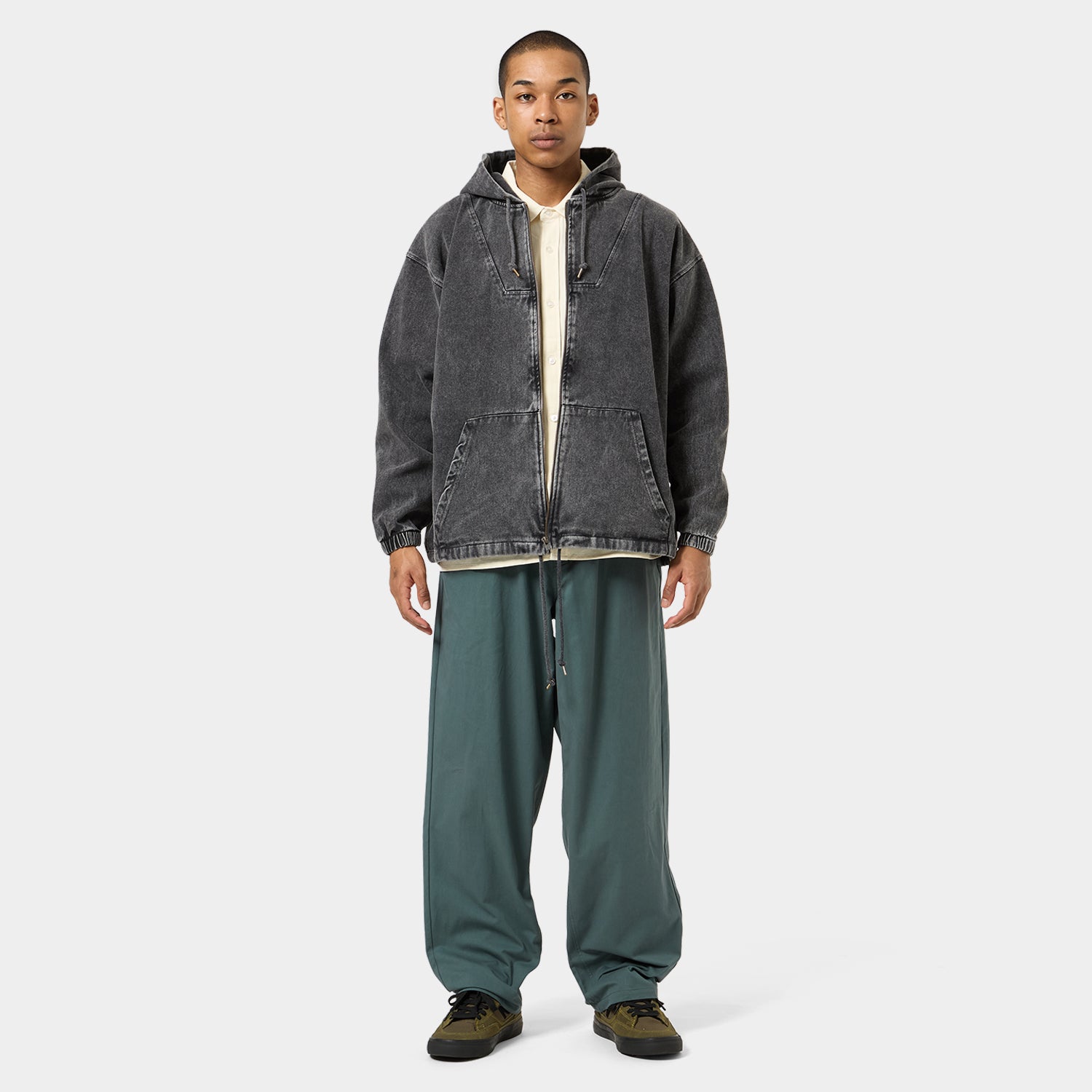 HUF (ハフ) Worldwide JP /HOODIES(パーカー)/ ARCH LOGO ZIP HOODIE商品 / BONE