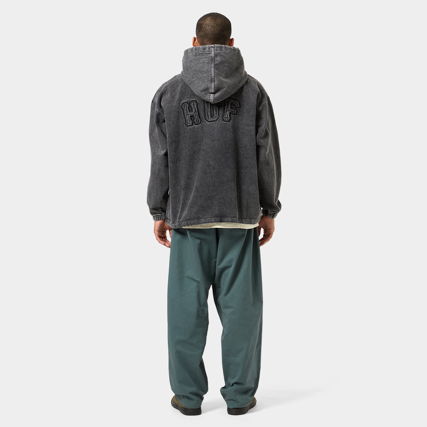 HUF (ハフ) Worldwide JP /HOODIES(パーカー)/ ARCH LOGO ZIP HOODIE商品 / BONE