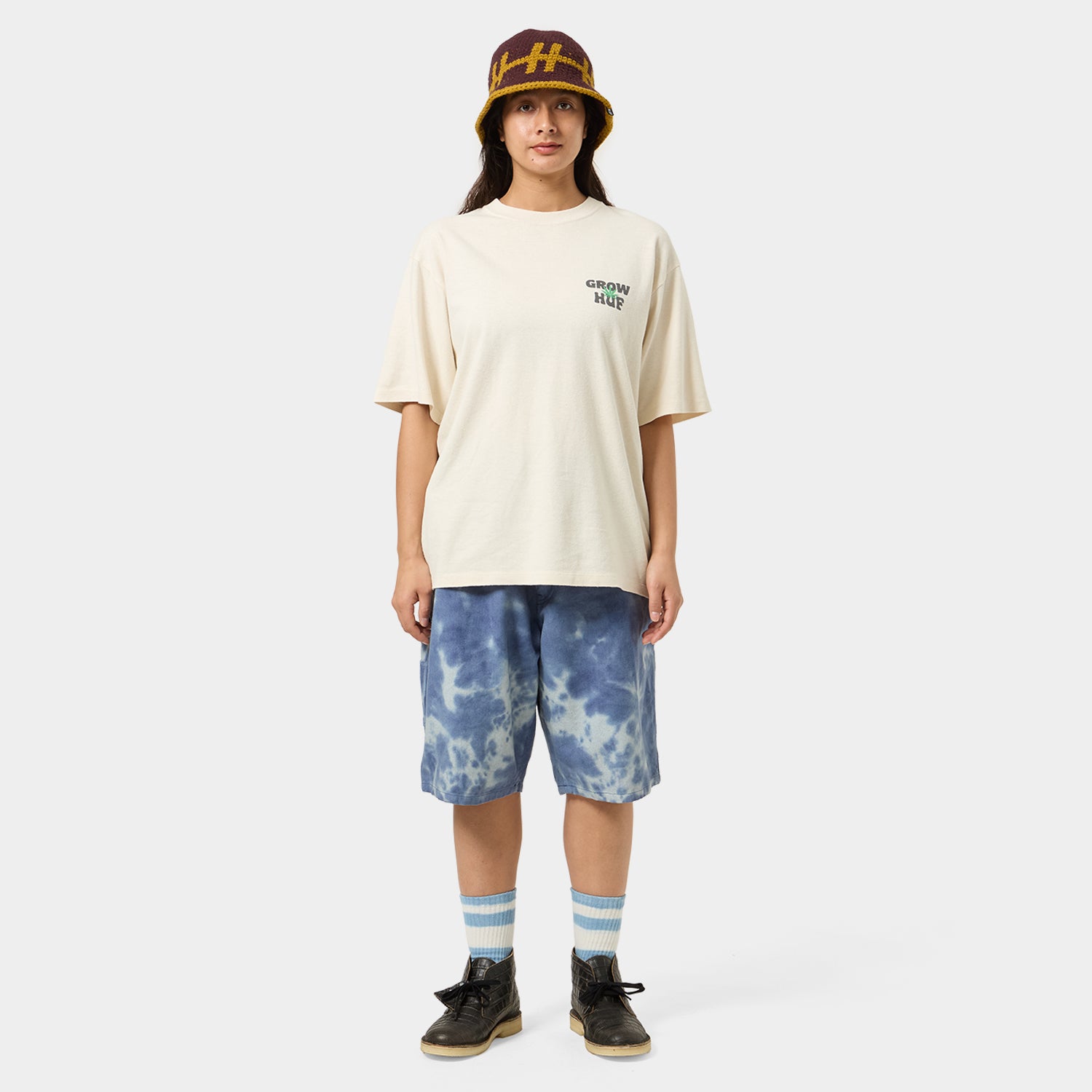 HUF (ハフ) Worldwide JP /T-SHIRTS(Tシャツ)/ HUF GARDEN CENTER BLOOM TEE商品 / NATURAL