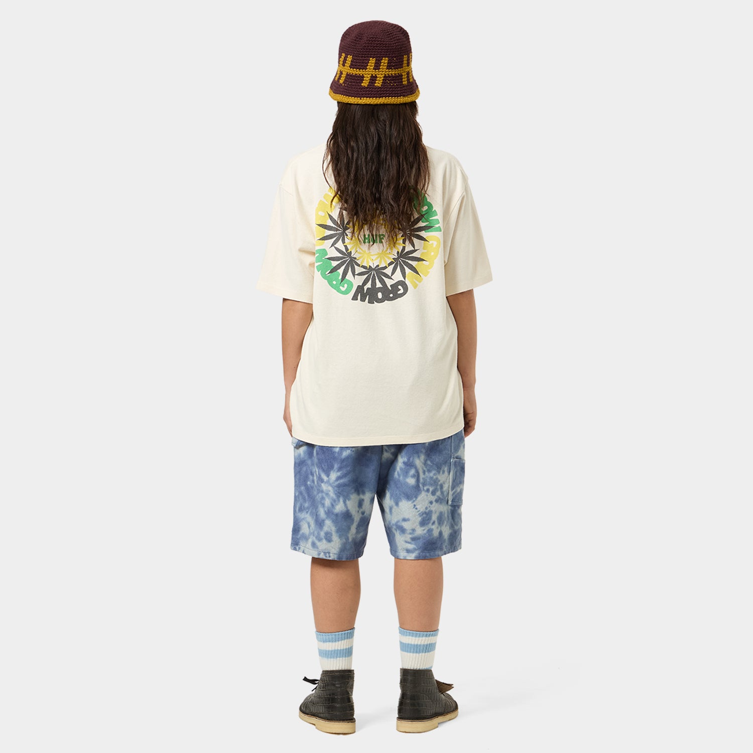 HUF (ハフ) Worldwide JP /T-SHIRTS(Tシャツ)/ HUF GARDEN CENTER BLOOM TEE商品 / NATURAL