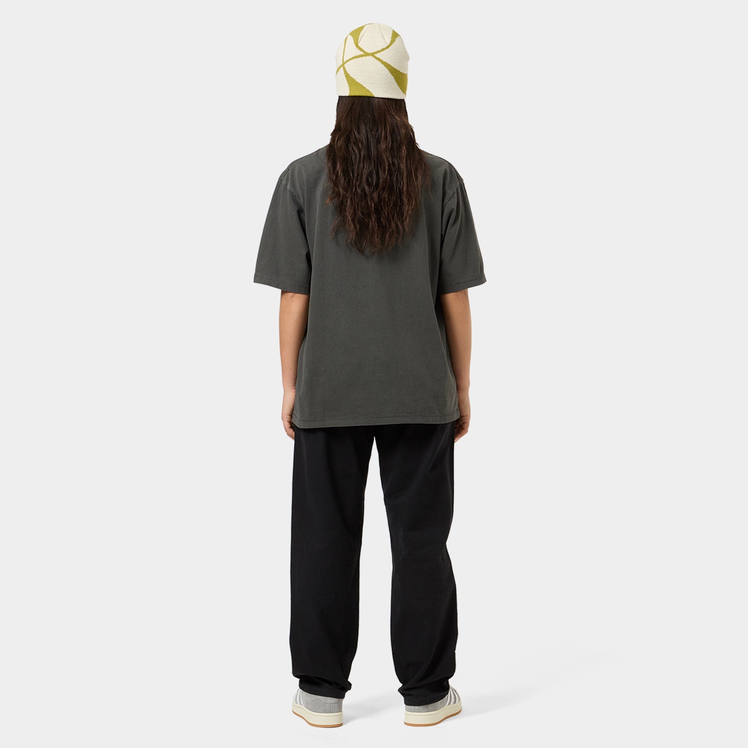 HUF (ハフ) Worldwide JP /T-SHIRTS(Tシャツ)/ TOTAL ECLIPSE WASHED EMB TEE商品 / WHITE