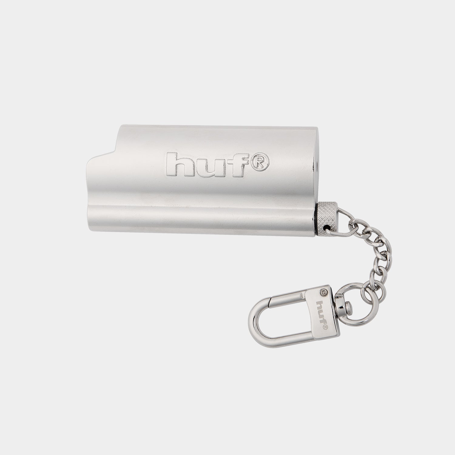 HUF (ハフ) Worldwide JP /()/ BURNER LIGHTER SLEEVE KEYCHAIN商品 / SILVER