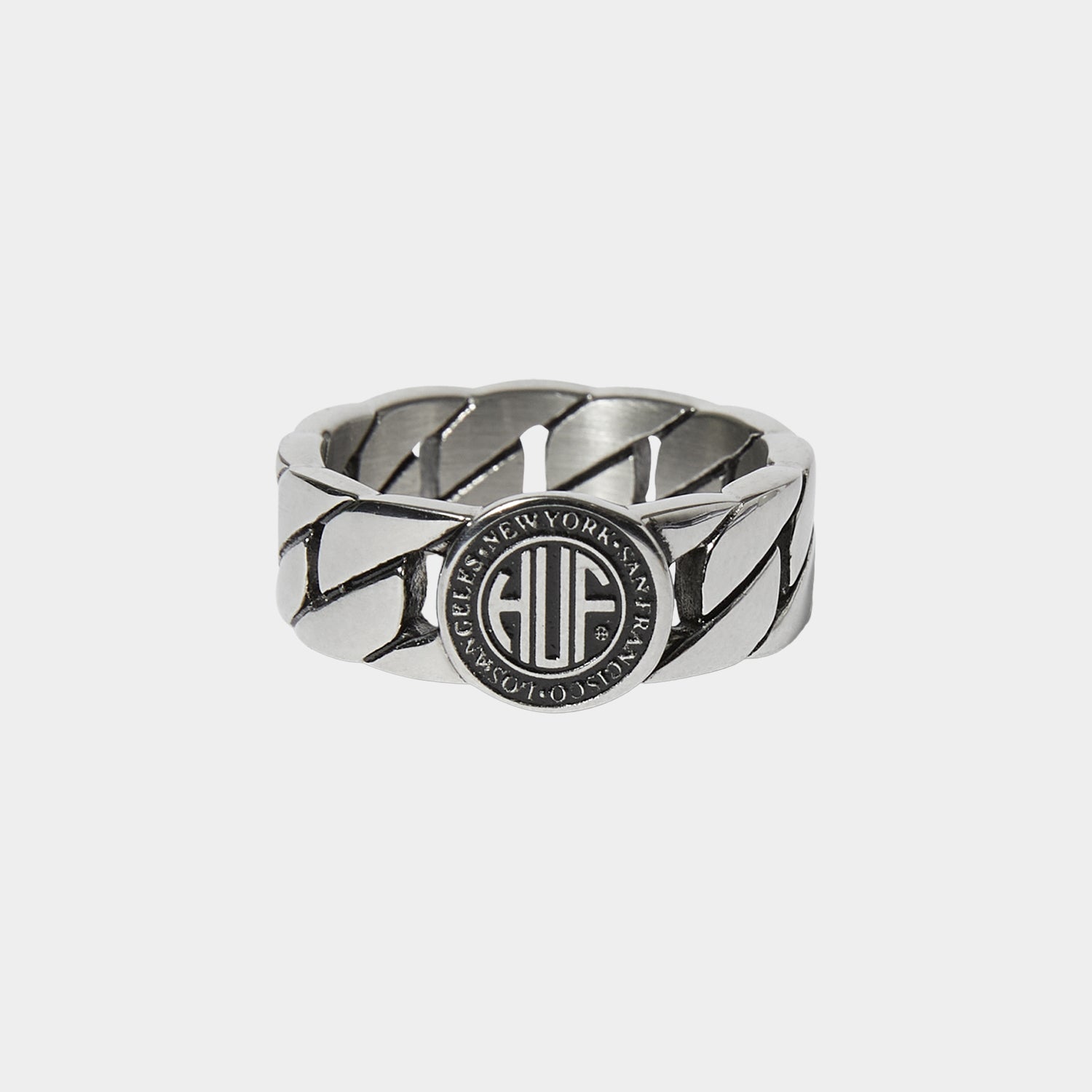 HUF (ハフ) Worldwide JP /JEWELRY(ジュエリー)/ REGIONAL CUBAN LINK RING商品 / SILVER