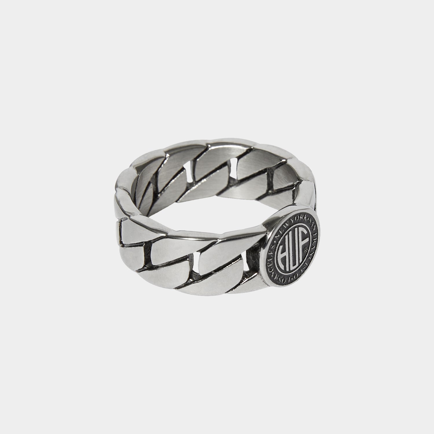 HUF (ハフ) Worldwide JP /JEWELRY(ジュエリー)/ REGIONAL CUBAN LINK RING商品 / SILVER