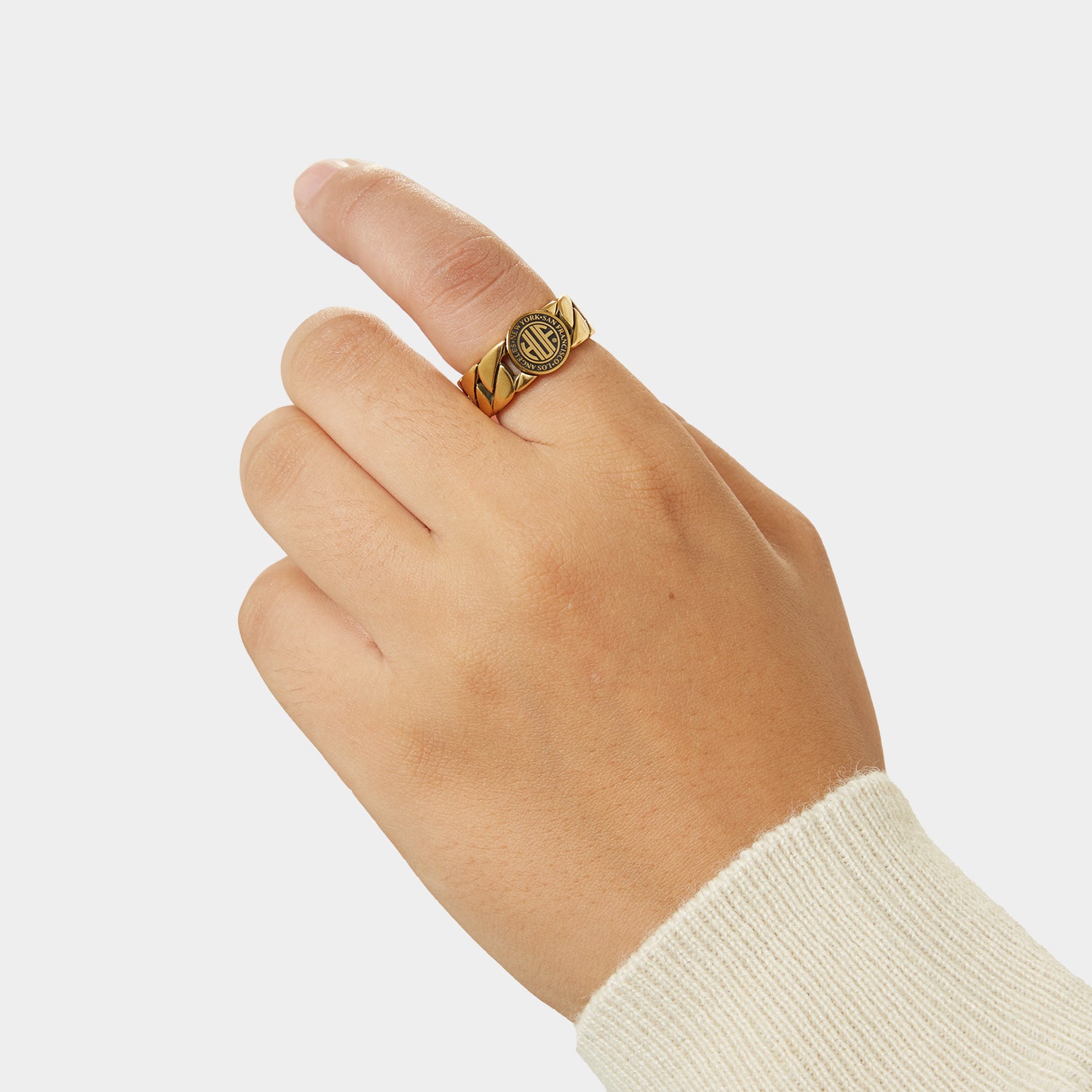 HUF (ハフ) Worldwide JP /JEWELRY(ジュエリー)/ REGIONAL CUBAN LINK RING商品 / SILVER