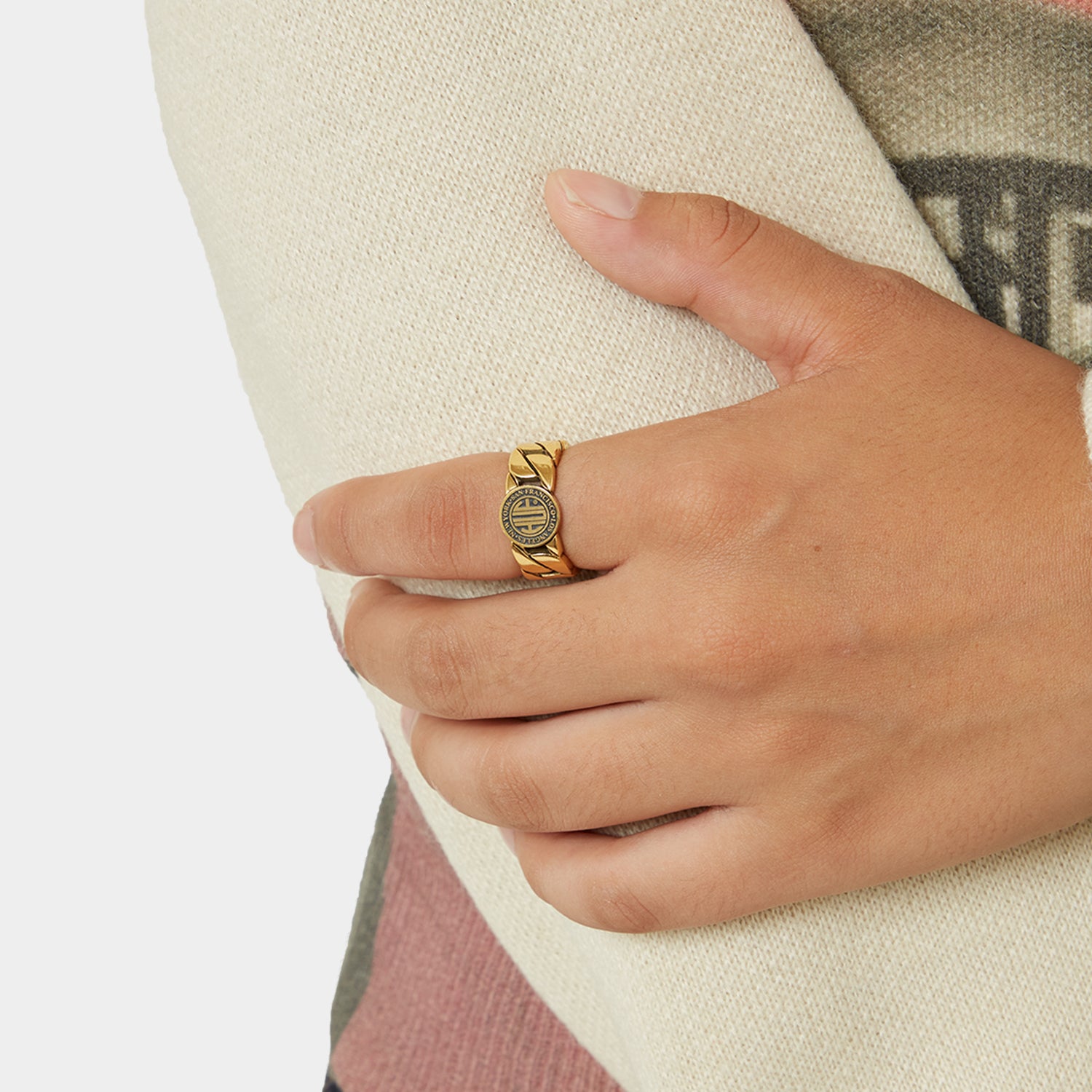 HUF (ハフ) Worldwide JP /JEWELRY(ジュエリー)/ REGIONAL CUBAN LINK RING商品 / SILVER