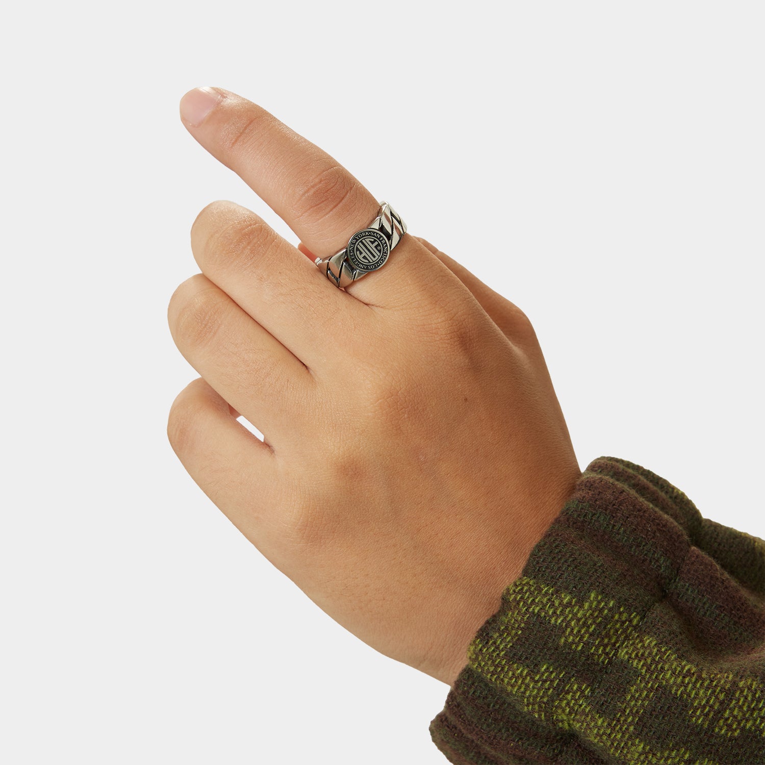 HUF (ハフ) Worldwide JP /JEWELRY(ジュエリー)/ REGIONAL CUBAN LINK RING商品 / SILVER