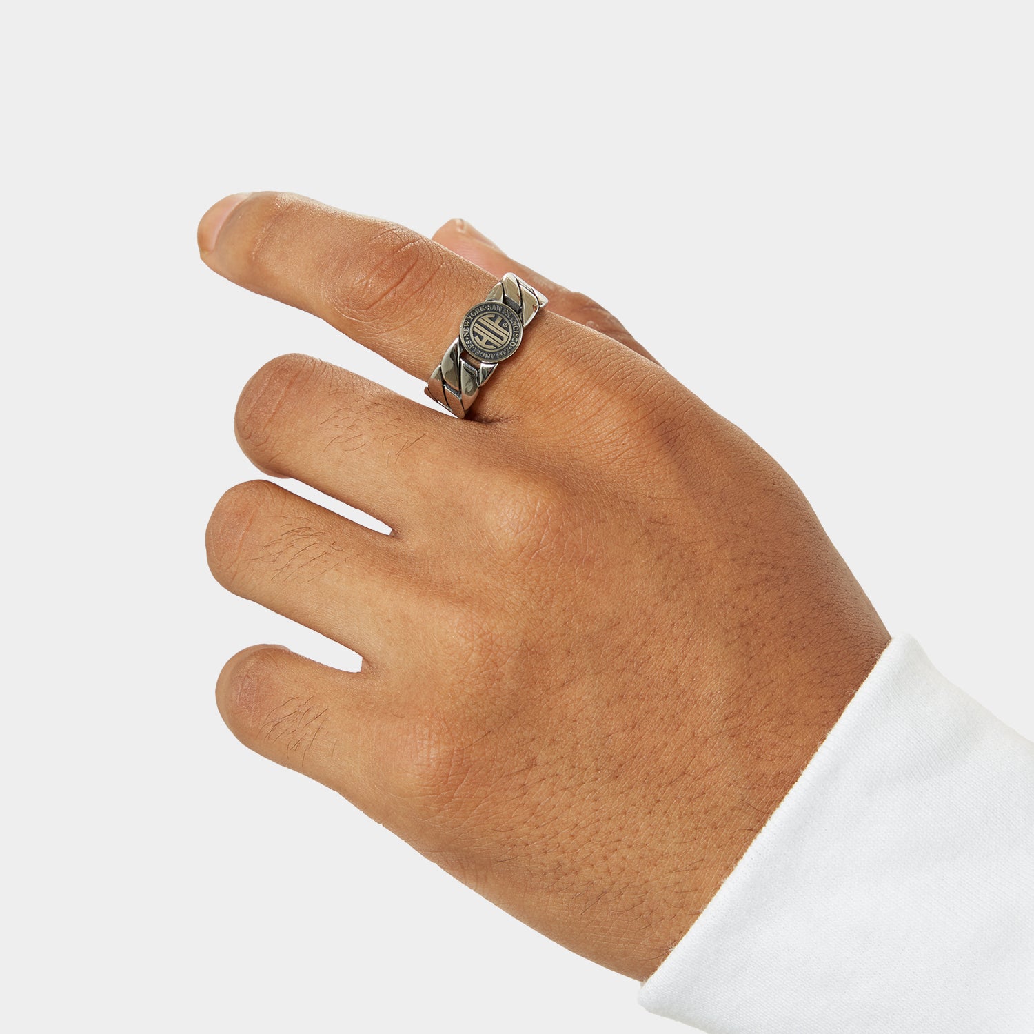 HUF (ハフ) Worldwide JP /JEWELRY(ジュエリー)/ REGIONAL CUBAN LINK RING商品 / SILVER