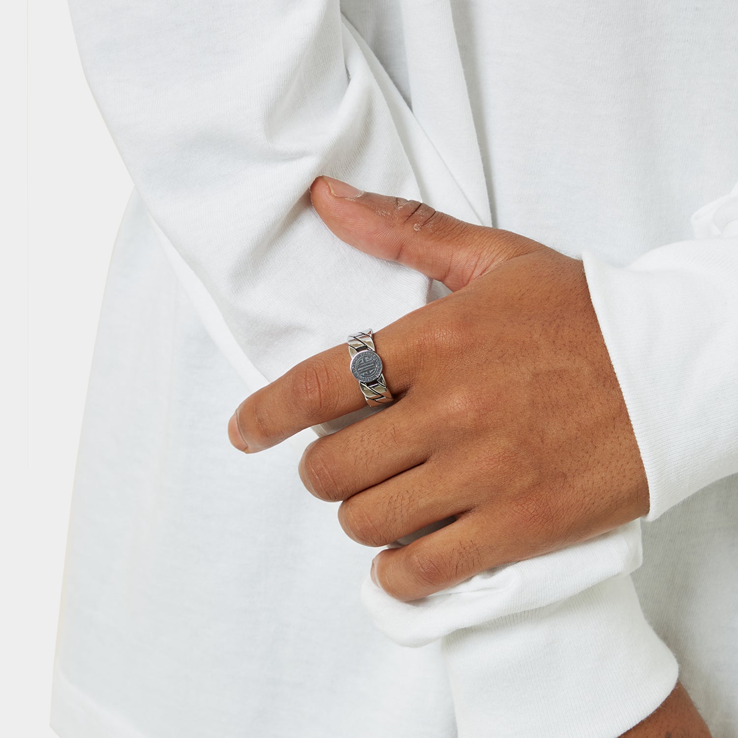 HUF (ハフ) Worldwide JP /JEWELRY(ジュエリー)/ REGIONAL CUBAN LINK RING商品 / SILVER