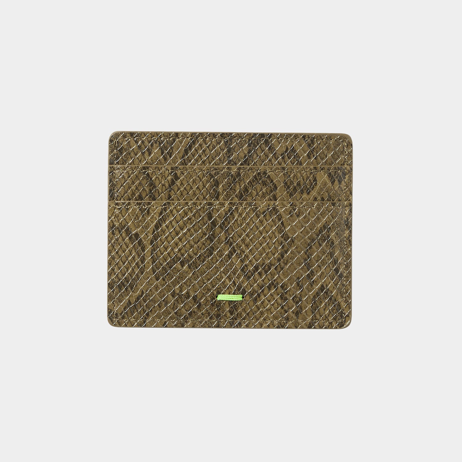 HUF (ハフ) Worldwide JP /OTHERS(その他アクセサリー)/ FUCK IT SNAKESKIN CARDHOLDER商品 / GREEN