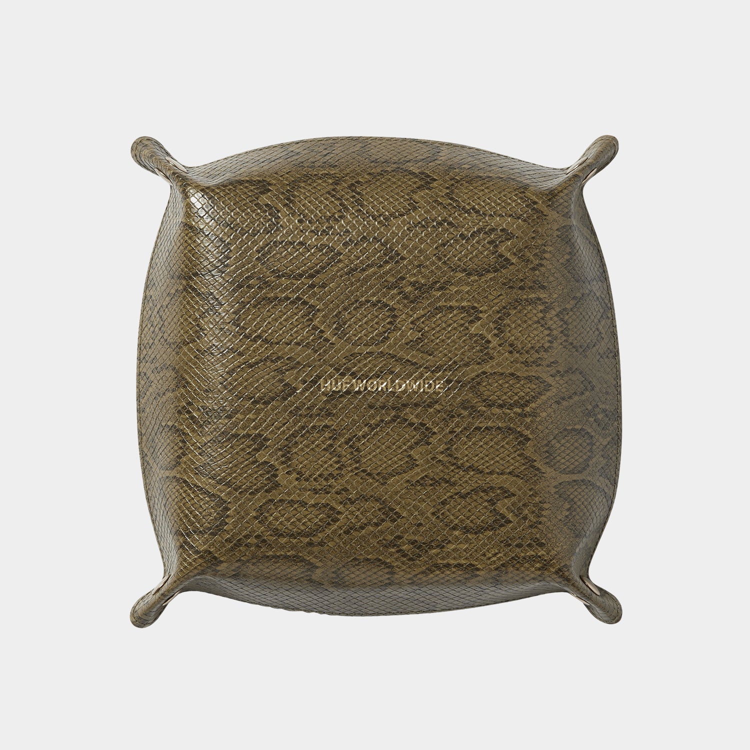 HUF (ハフ) Worldwide JP /OTHERS(その他アクセサリー)/ FUCK IT SNAKESKIN CATCHALL商品 / GREEN