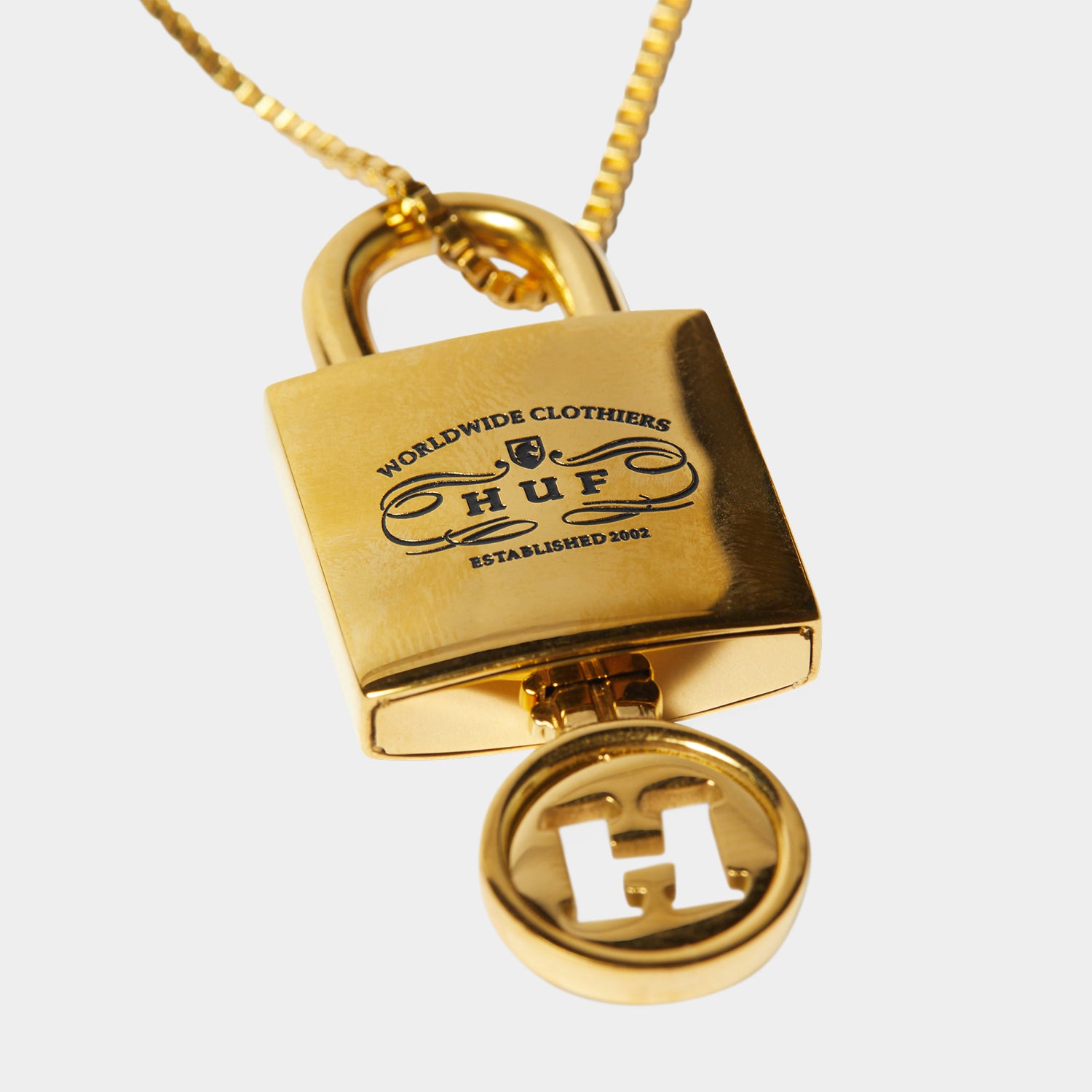 HUF (ハフ) Worldwide JP /JEWELRY(ジュエリー)/ LOCK & KEY PENDANT商品 / GOLD