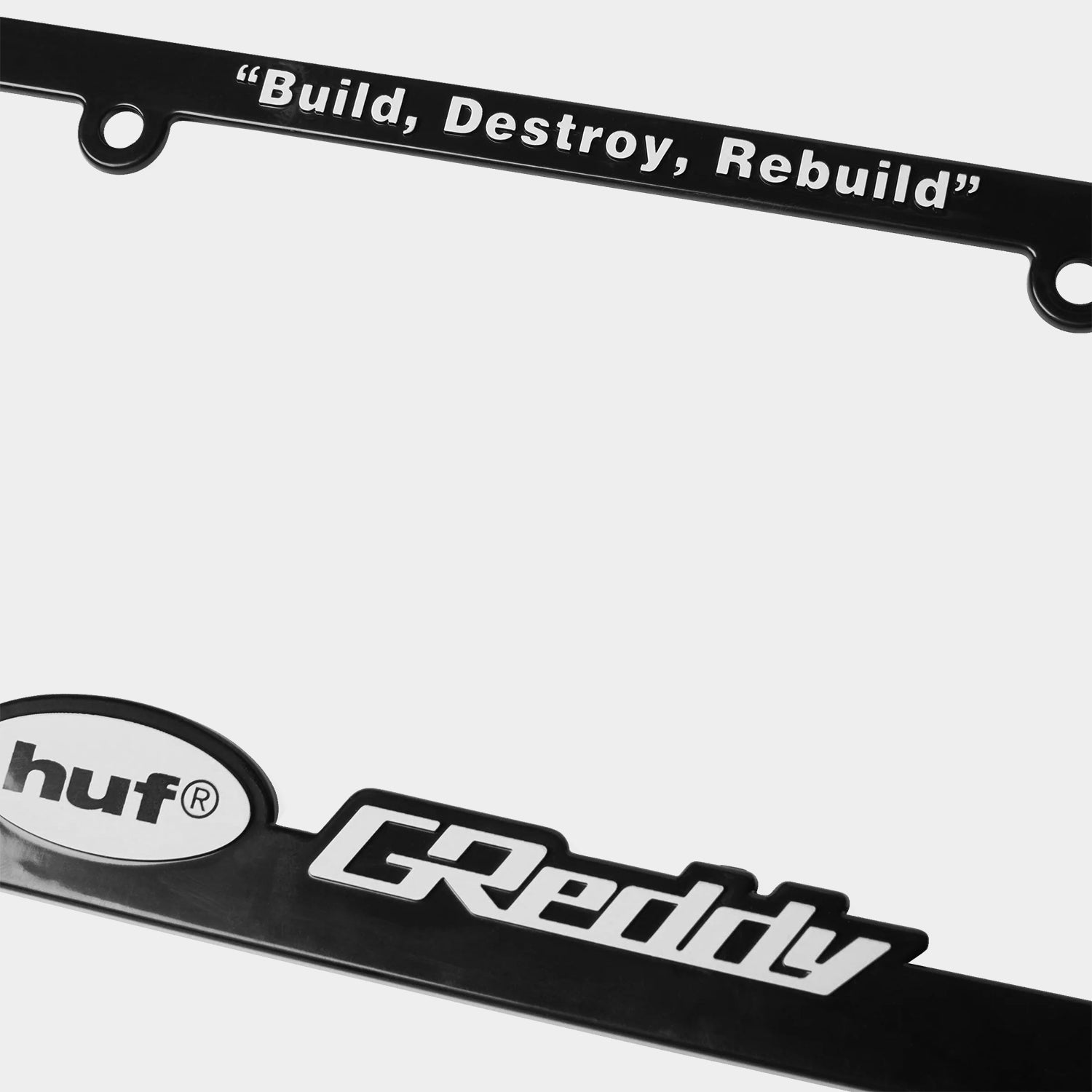 HUF (ハフ) Worldwide JP /OTHERS(その他アクセサリー)/ HUF X GREDDY LICENSE PLATE FRAME商品 / BLACK