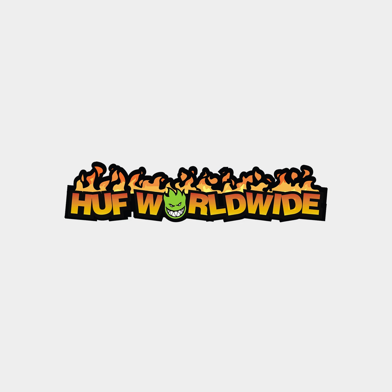 HUF (ハフ) Worldwide JP /OTHERS(その他アクセサリー)/ huf X SPITFIRE IN FLAMES STICKER商品 / MULTI