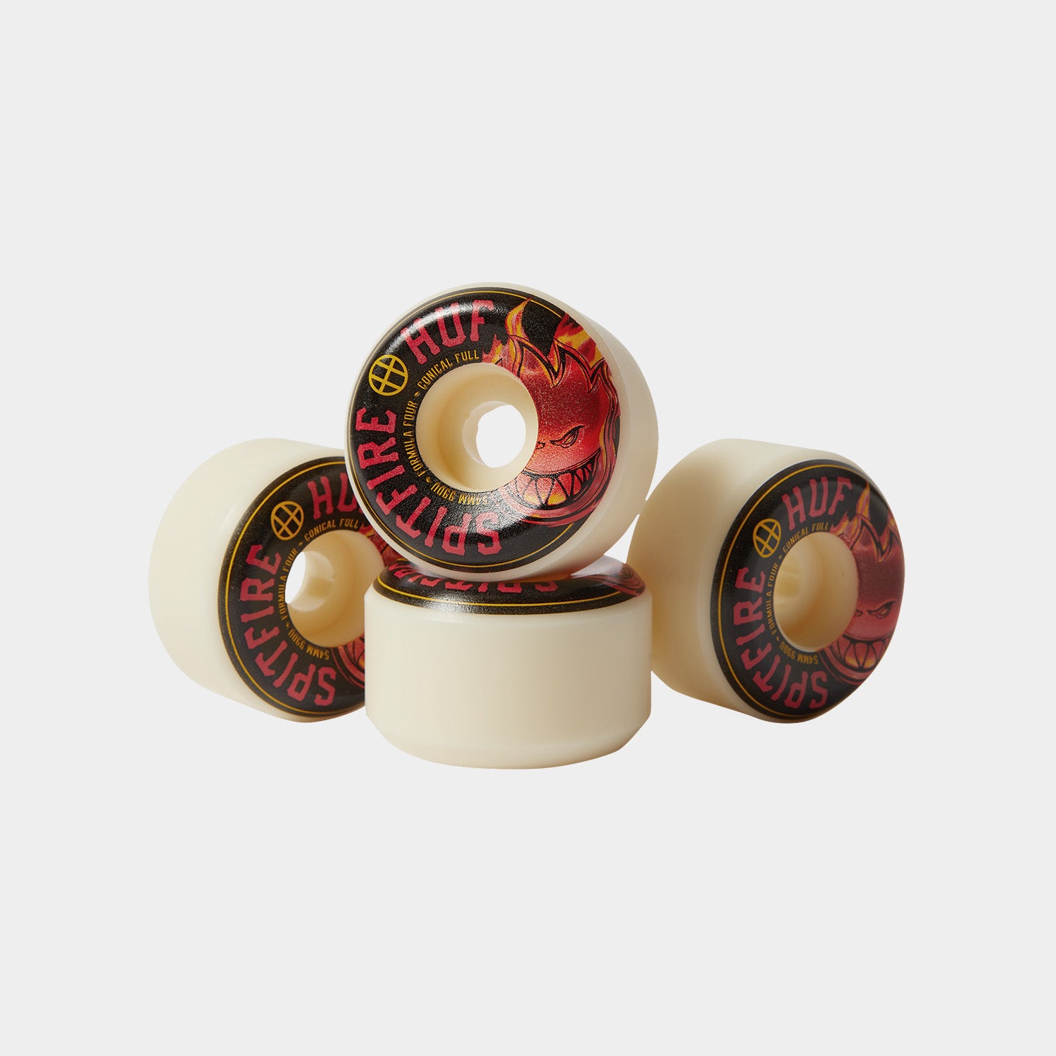 HUF (ハフ) Worldwide JP /OTHERS(その他アクセサリー)/ huf X SPITFIRE 54MM CONICAL SKATE WHEELS商品 / NATURAL