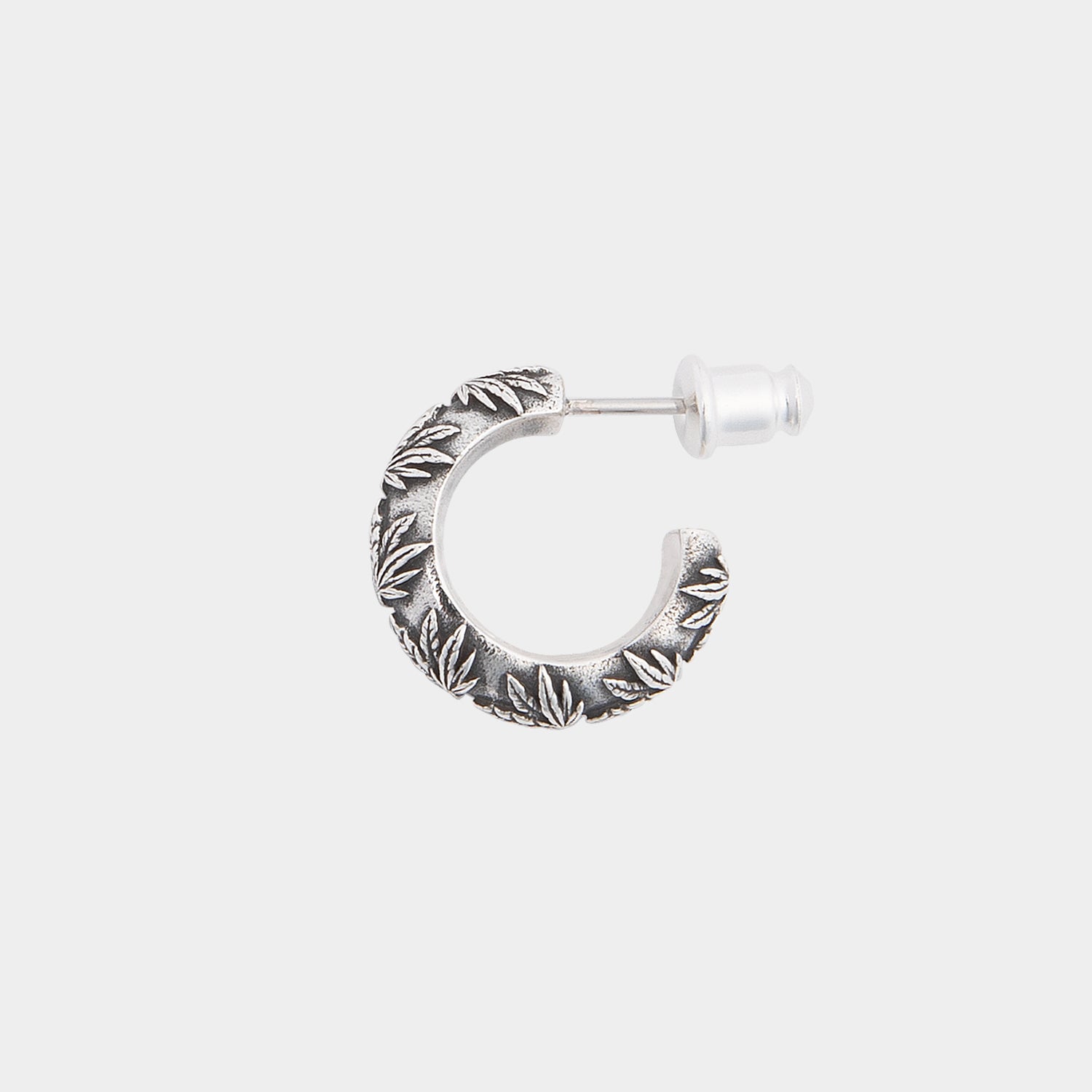 HUF (ハフ) Worldwide JP /JEWELRY(ジュエリー)/ PLANTLIFE HOOP PIERCE商品 / SILVER