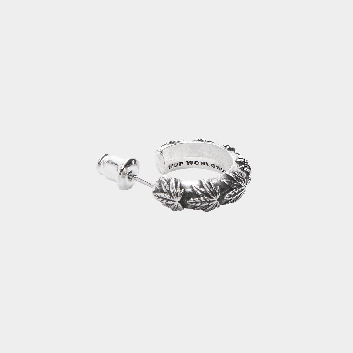 HUF (ハフ) Worldwide JP /JEWELRY(ジュエリー)/ PLANTLIFE HOOP PIERCE商品 / SILVER