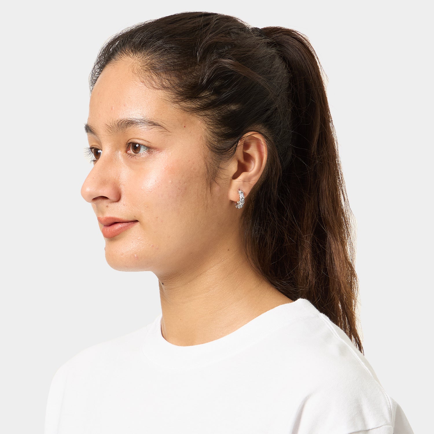 HUF (ハフ) Worldwide JP /JEWELRY(ジュエリー)/ PLANTLIFE HOOP PIERCE商品 / SILVER