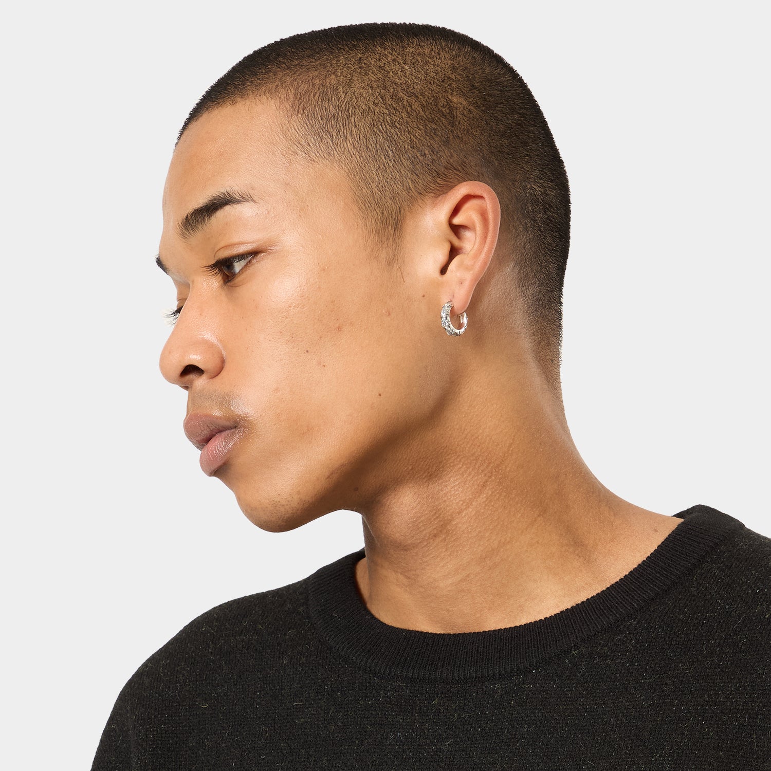 HUF (ハフ) Worldwide JP /JEWELRY(ジュエリー)/ PLANTLIFE HOOP PIERCE商品 / SILVER