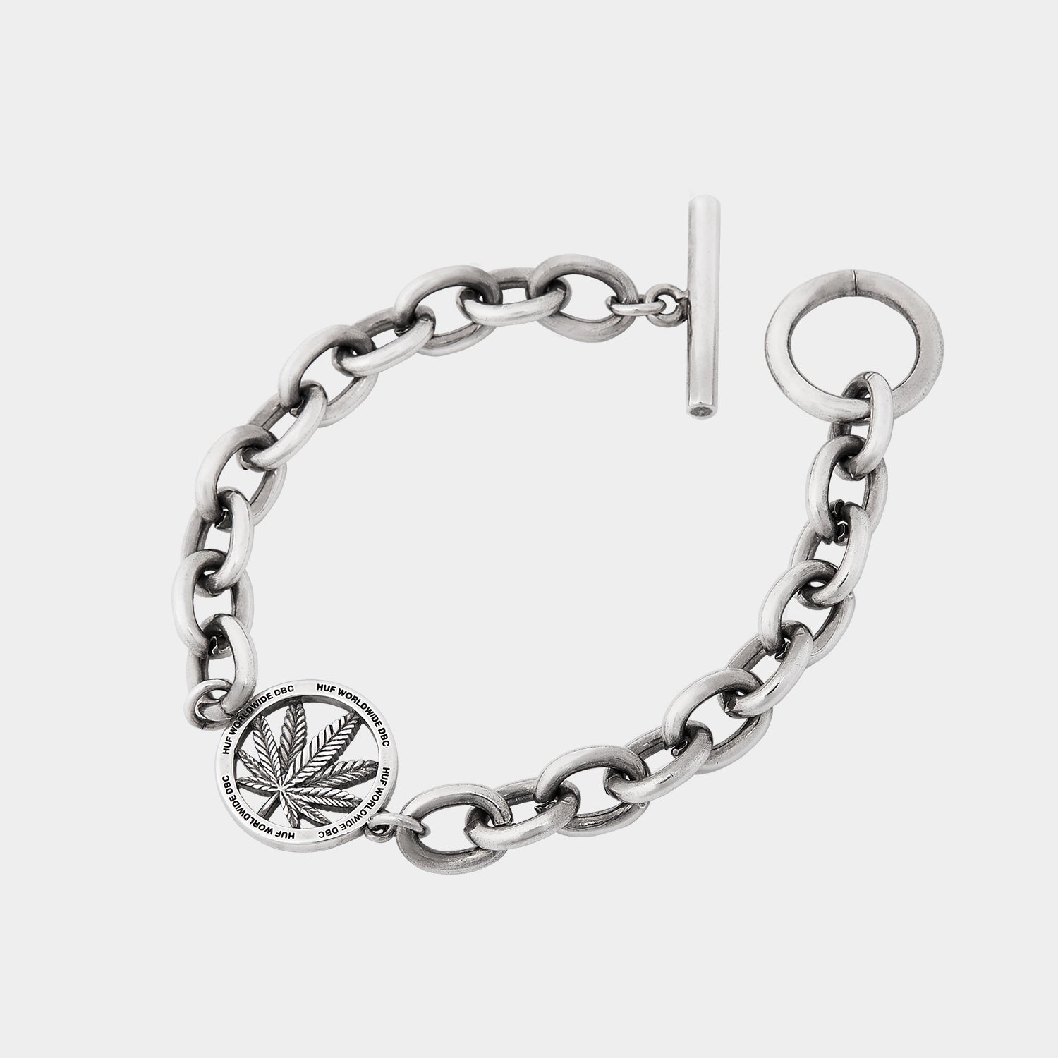 HUF (ハフ) Worldwide JP /JEWELRY(ジュエリー)/ PLANTLIFE COIN BRACELET商品 / SILVER