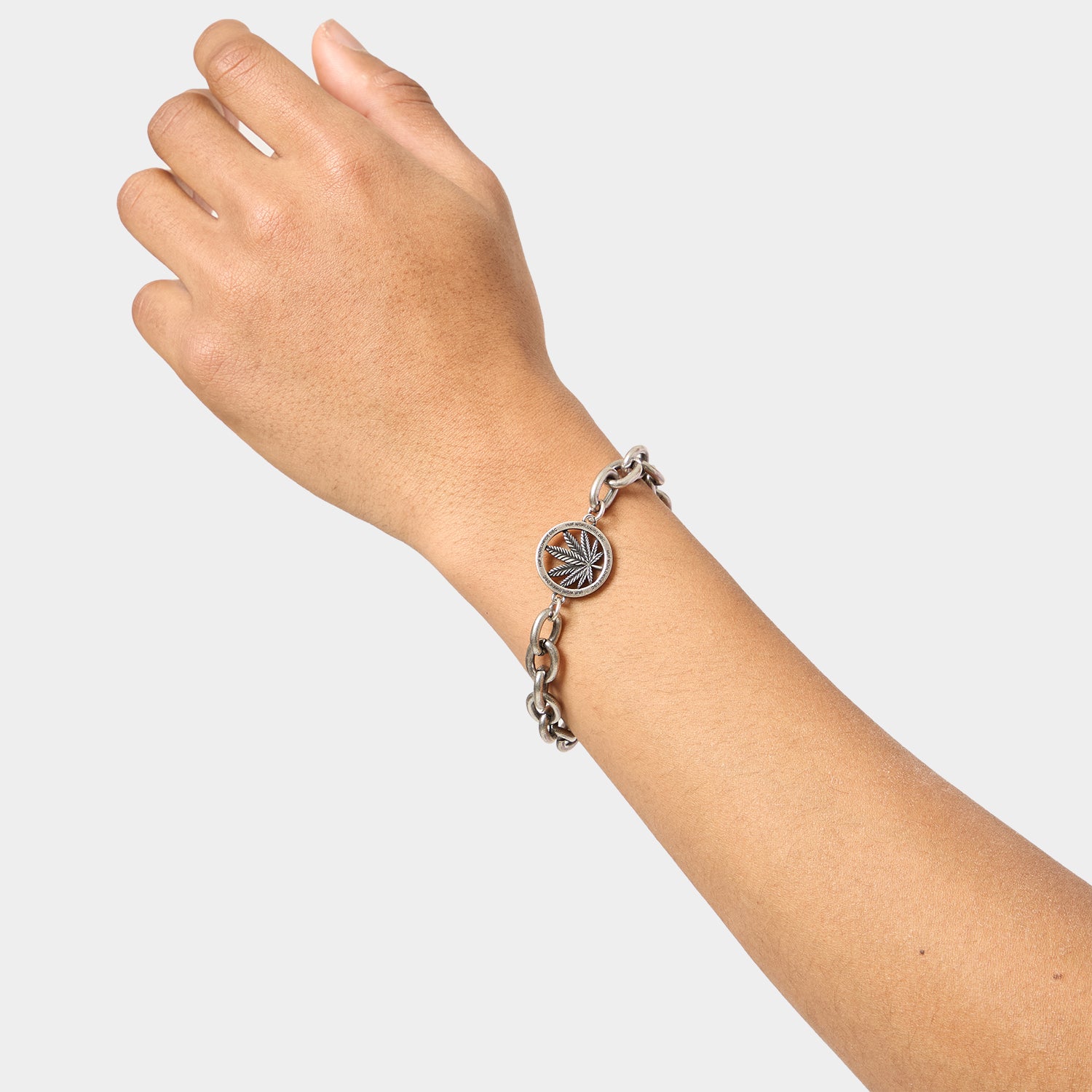 HUF (ハフ) Worldwide JP /JEWELRY(ジュエリー)/ PLANTLIFE COIN BRACELET商品 / SILVER