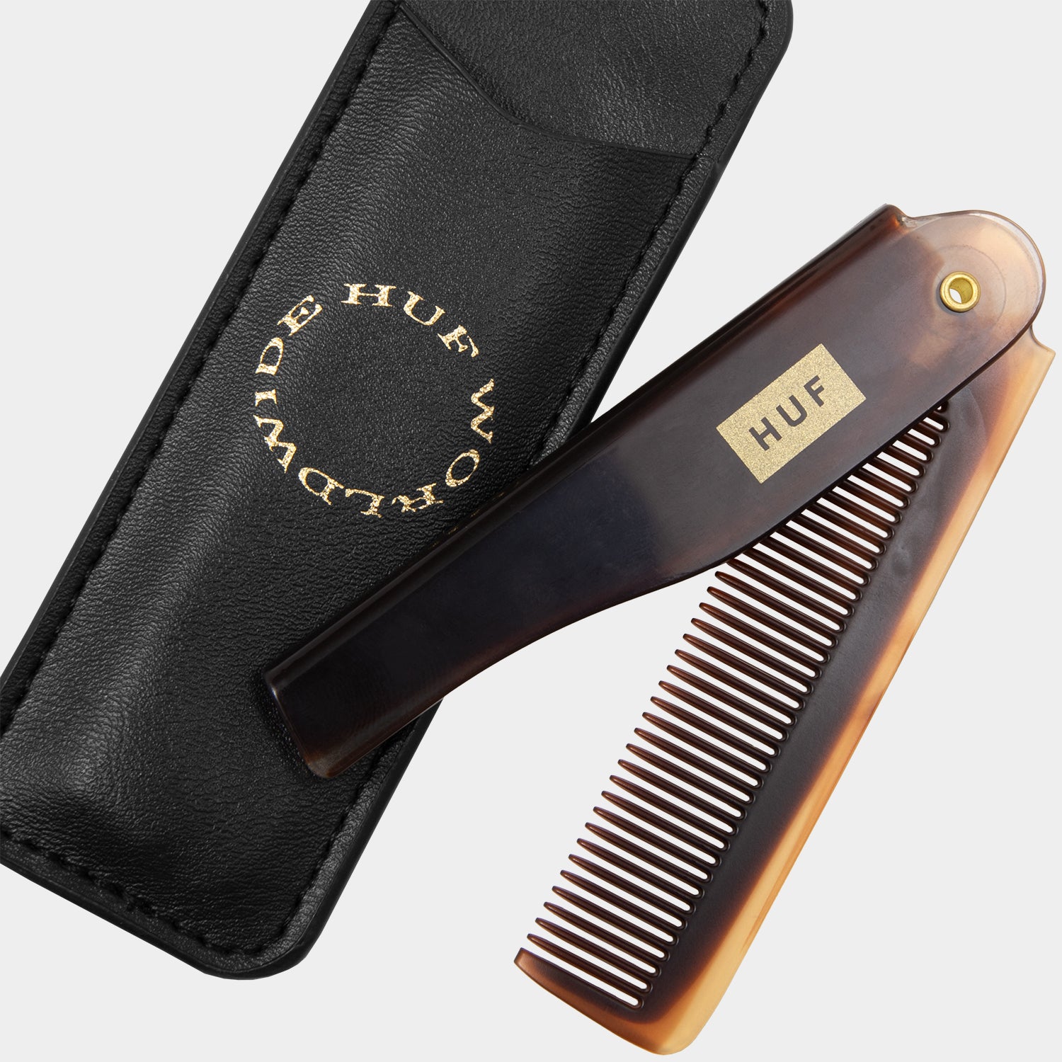 HUF (ハフ) Worldwide JP /OTHERS(その他アクセサリー)/ HARD NOTE FOLDABLE COMB商品 / BLACK