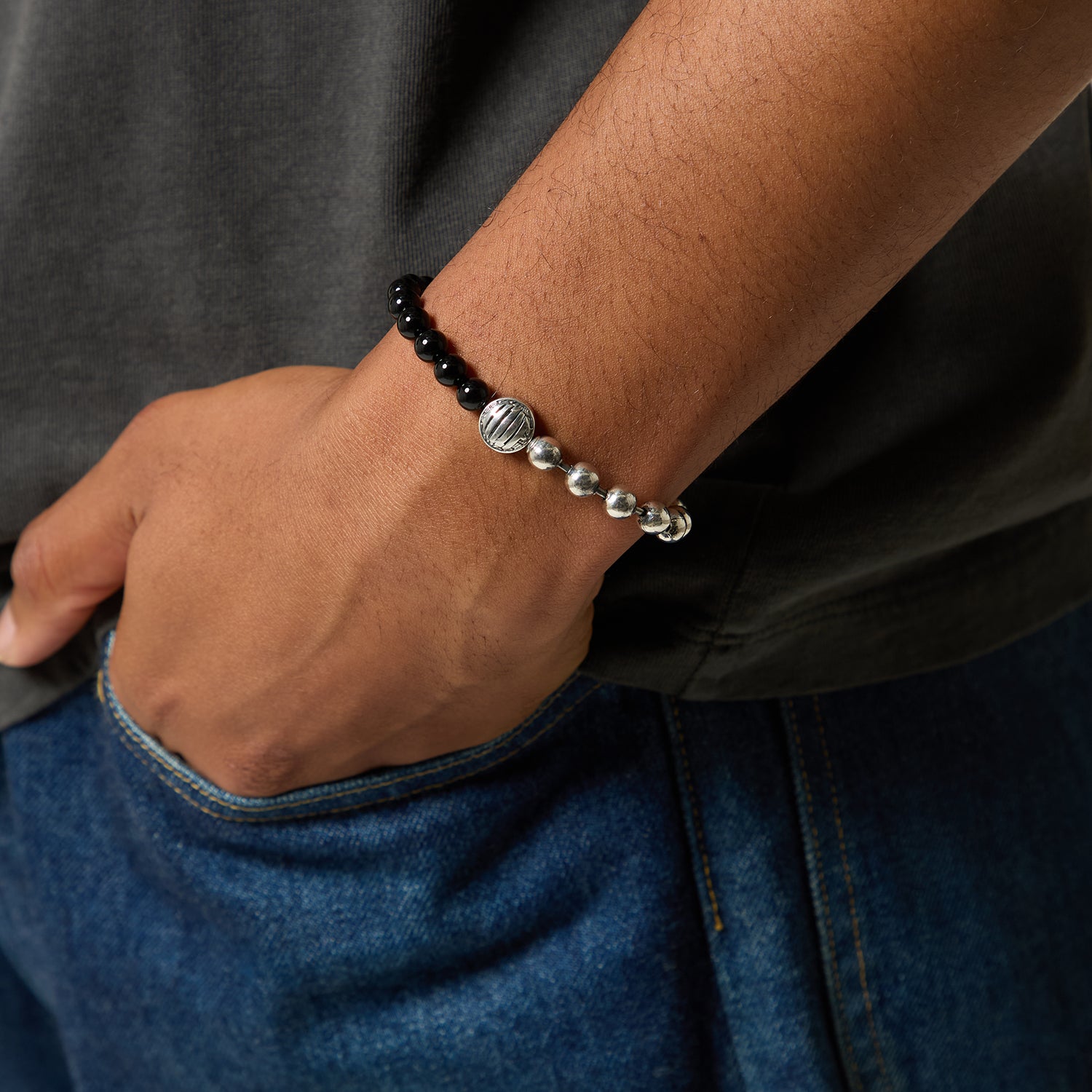 HUF (ハフ) Worldwide JP /JEWELRY(ジュエリー)/ D ZONE BRACELET商品 / SILVER