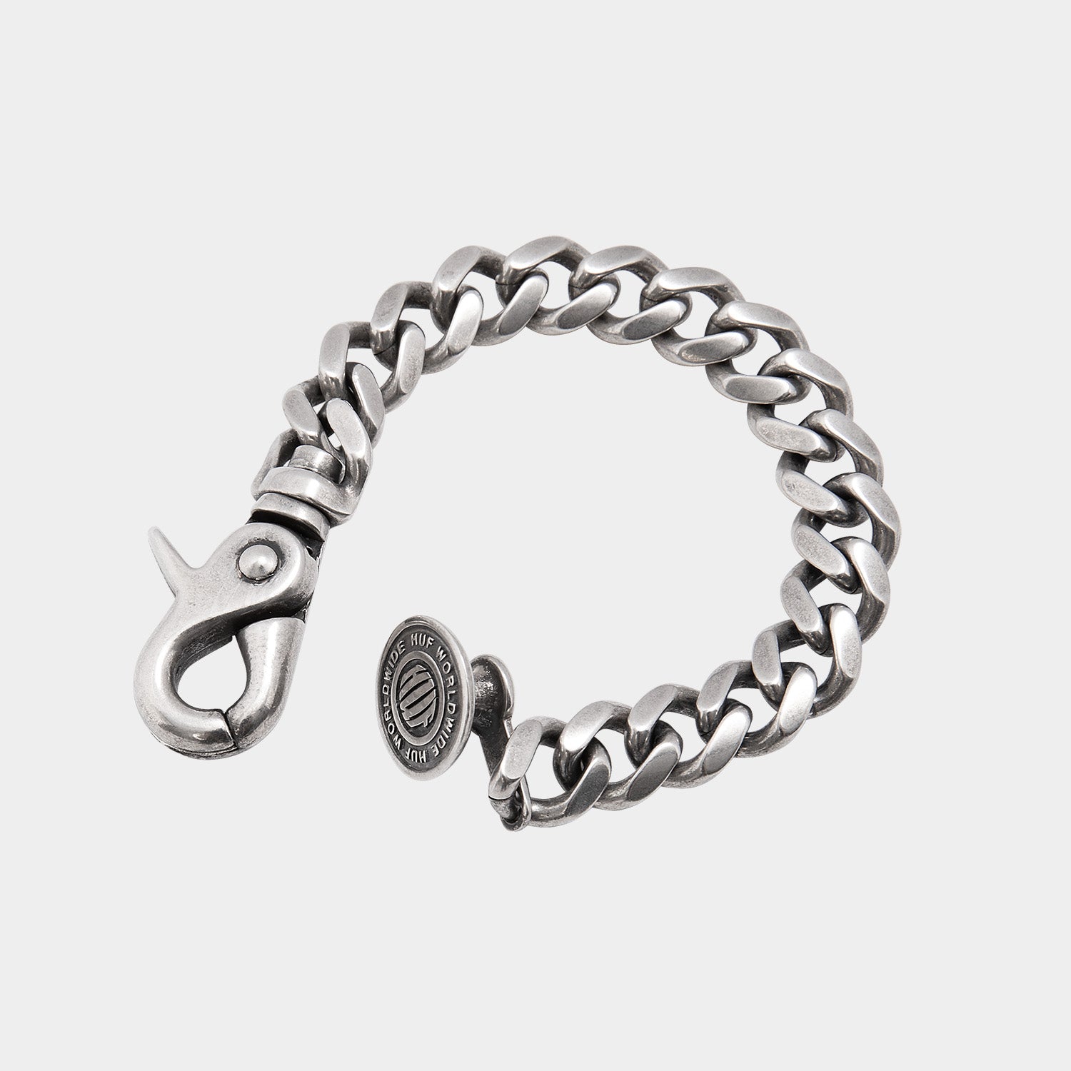 HUF (ハフ) Worldwide JP / JEWELRY(ジュエリー) / BUTTON UP CLIP BRACELET商品 / SILVER