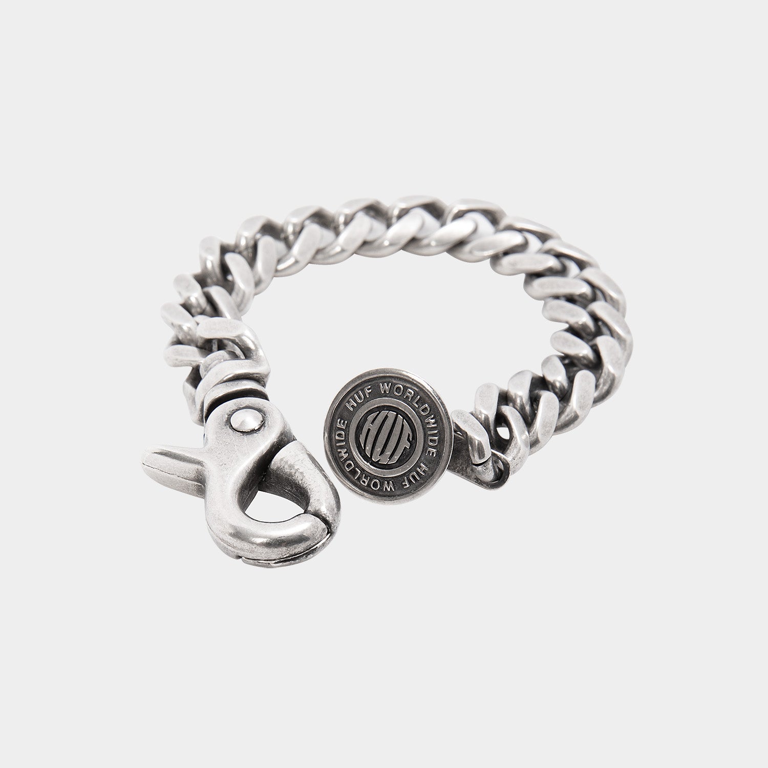 HUF (ハフ) Worldwide JP /JEWELRY(ジュエリー)/ BUTTON UP CLIP BRACELET商品 / SILVER