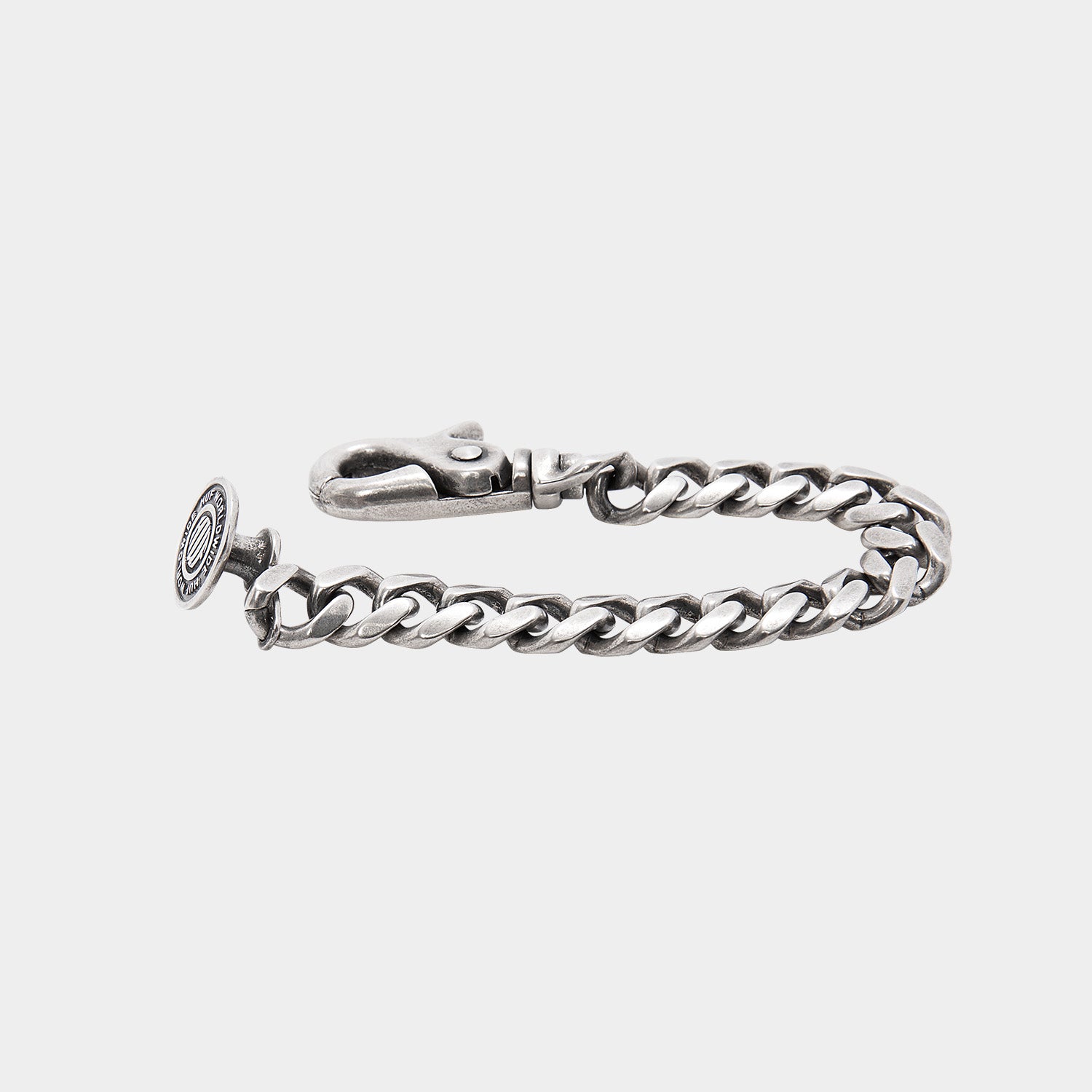 HUF (ハフ) Worldwide JP /JEWELRY(ジュエリー)/ BUTTON UP CLIP BRACELET商品 / SILVER