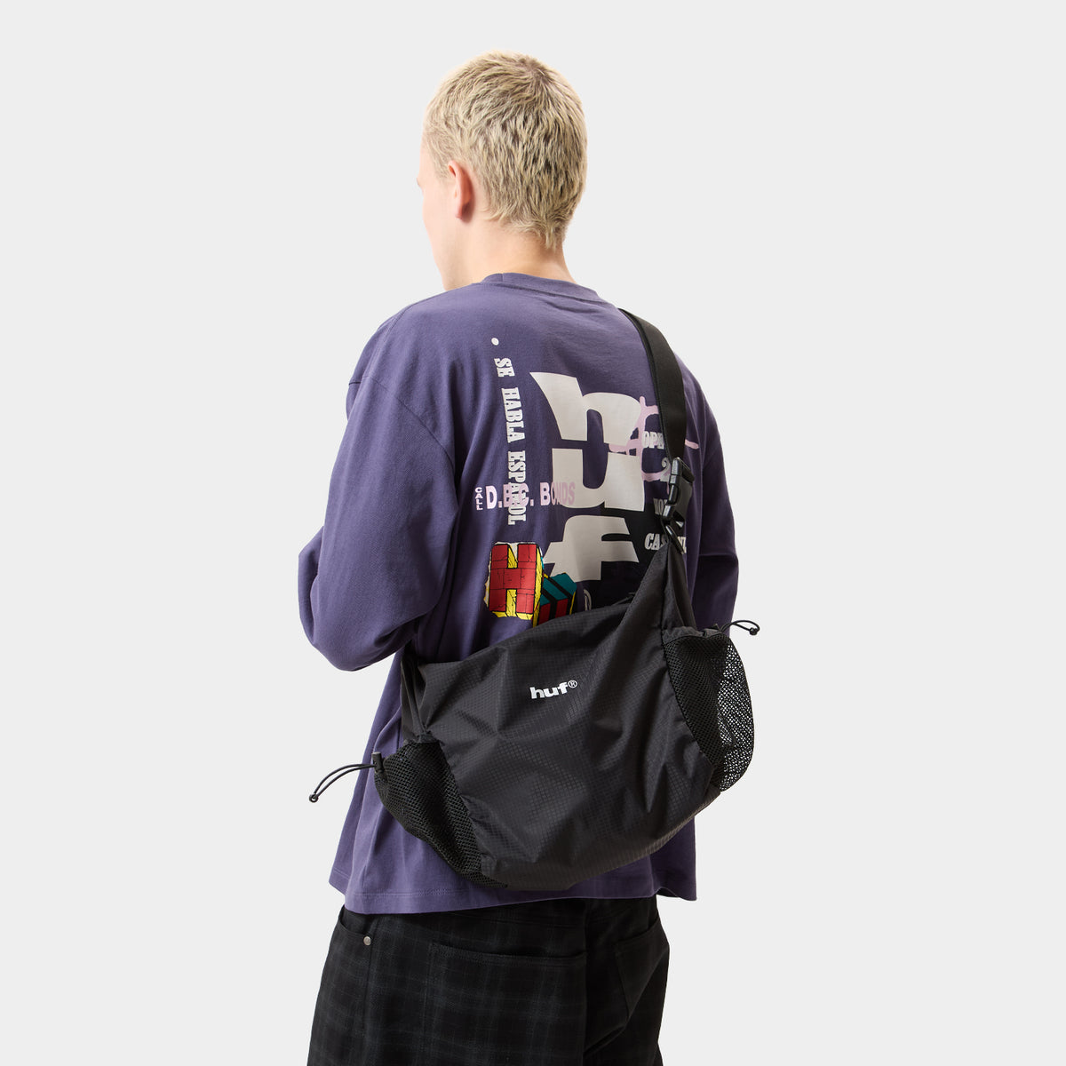HUF (ハフ) Worldwide JP /BAGS(バッグ)/ huf eightynine MID SHOULDER BAG商品 / BLACK