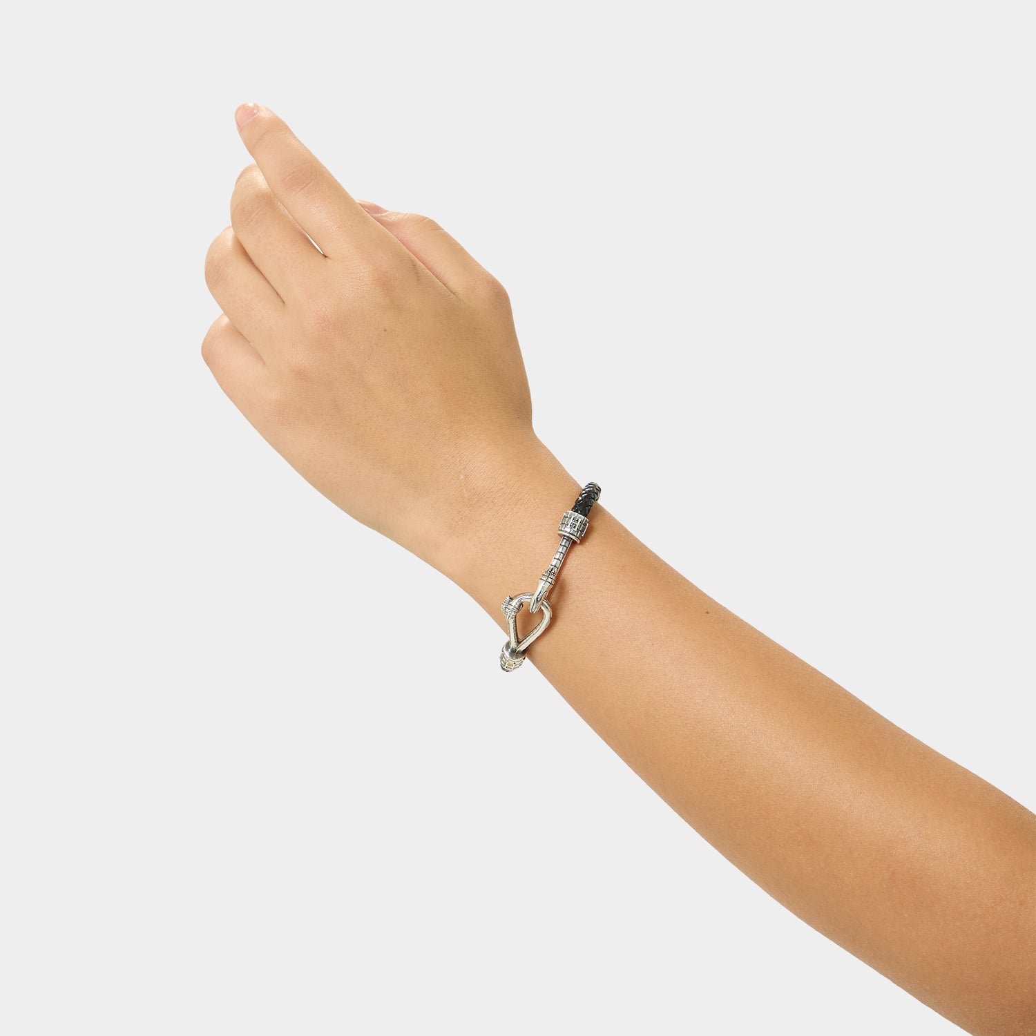 HUF (ハフ) Worldwide JP /JEWELRY(ジュエリー)/ YEAR OF THE SNAKE ROPE BRACELET商品 / BLACK