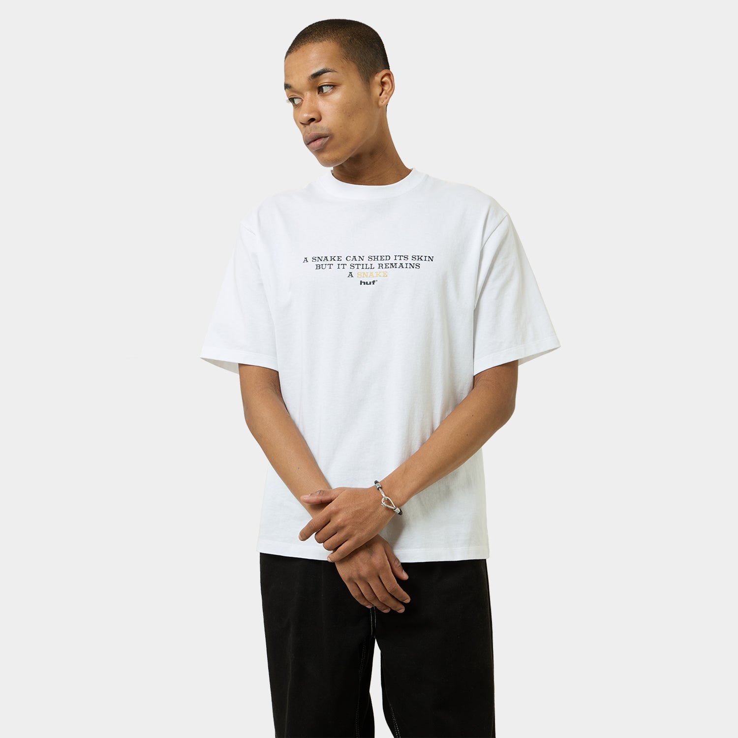 HUF (ハフ) Worldwide JP /JEWELRY(ジュエリー)/ YEAR OF THE SNAKE ROPE BRACELET商品 / BLACK