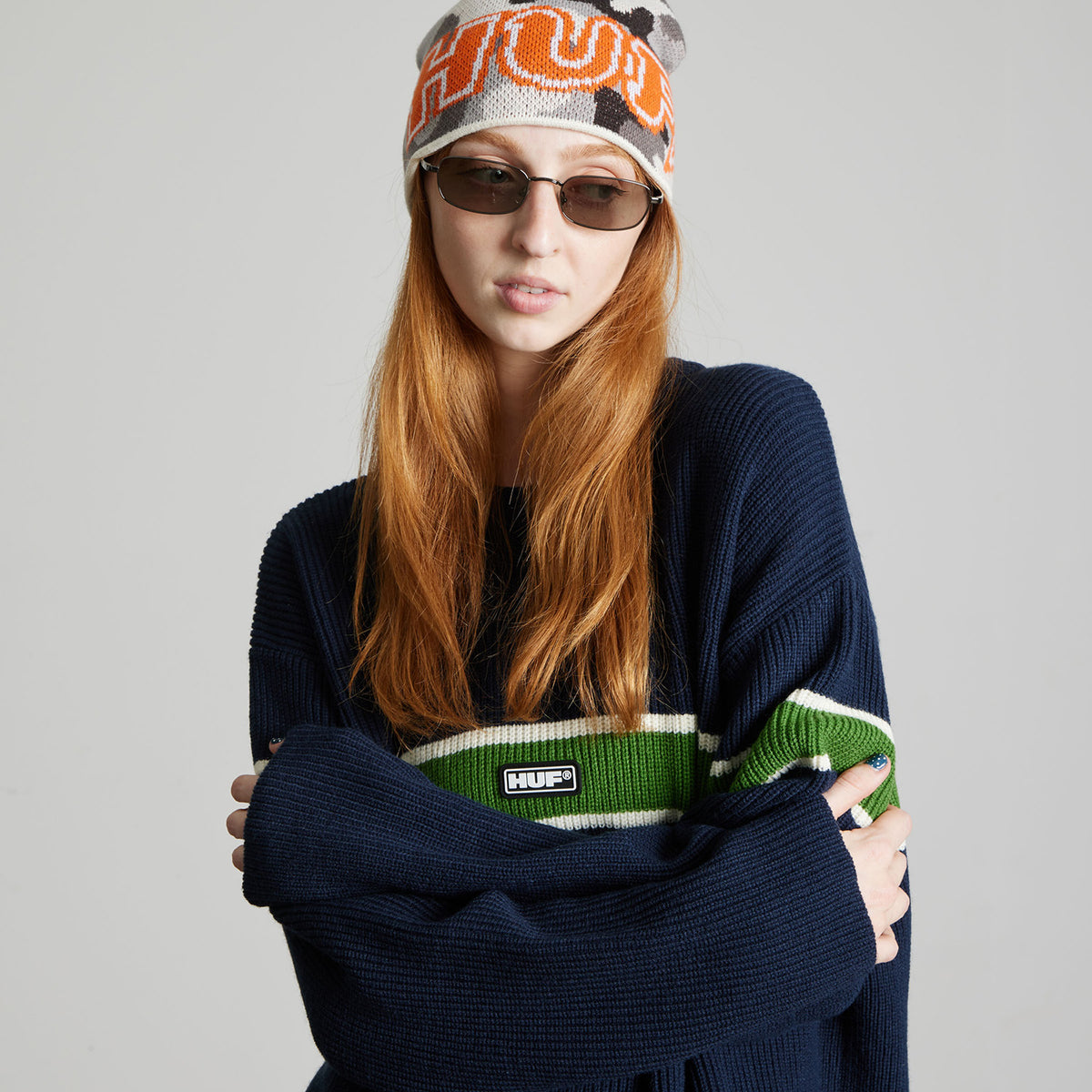 HUF (ハフ) Worldwide JP /HATS & BEANIES(ハット&ビーニー)/ GALAXY SKULL BEANIE商品 / CAMO