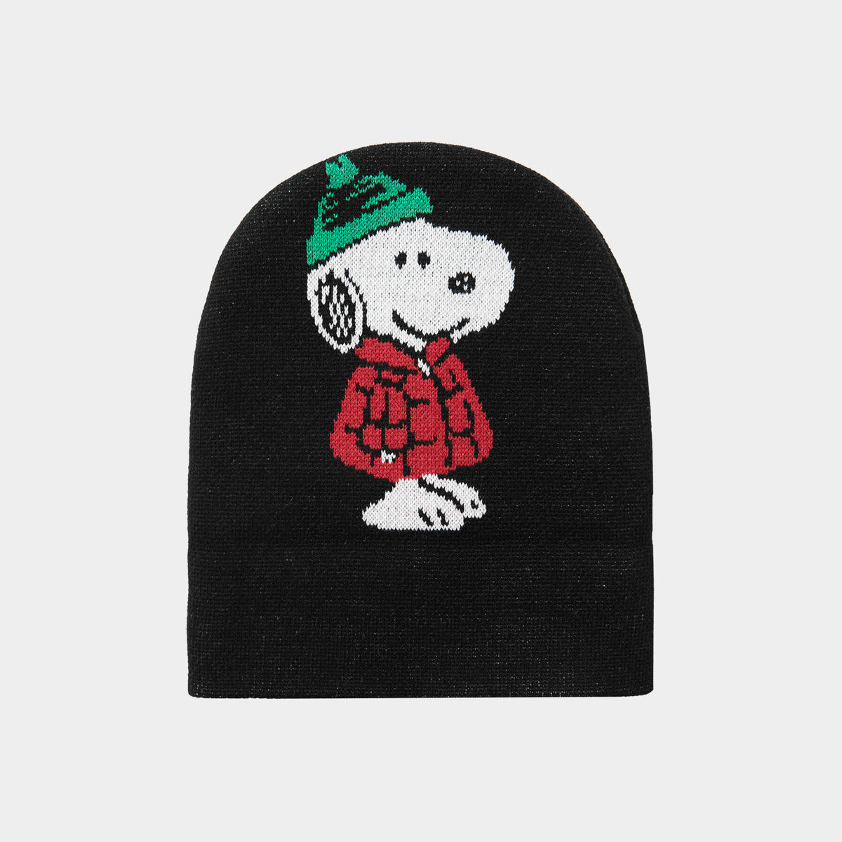 HUF (ハフ) Worldwide JP /HATS & BEANIES(ハット&ビーニー)/ SNOOPY PUFFER CUFF BEANIE商品 / BLACK