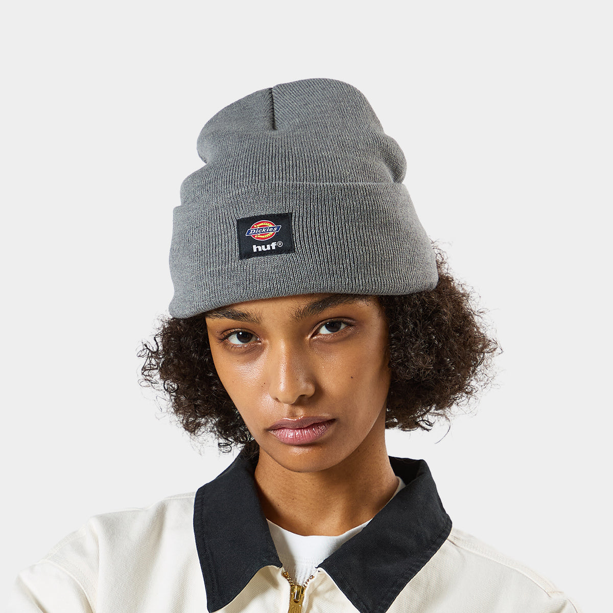 HUF (ハフ) Worldwide JP /HATS & BEANIES(ハット&ビーニー)/ huf® x Dickies® KNIT BEANIE商品 / BLACK