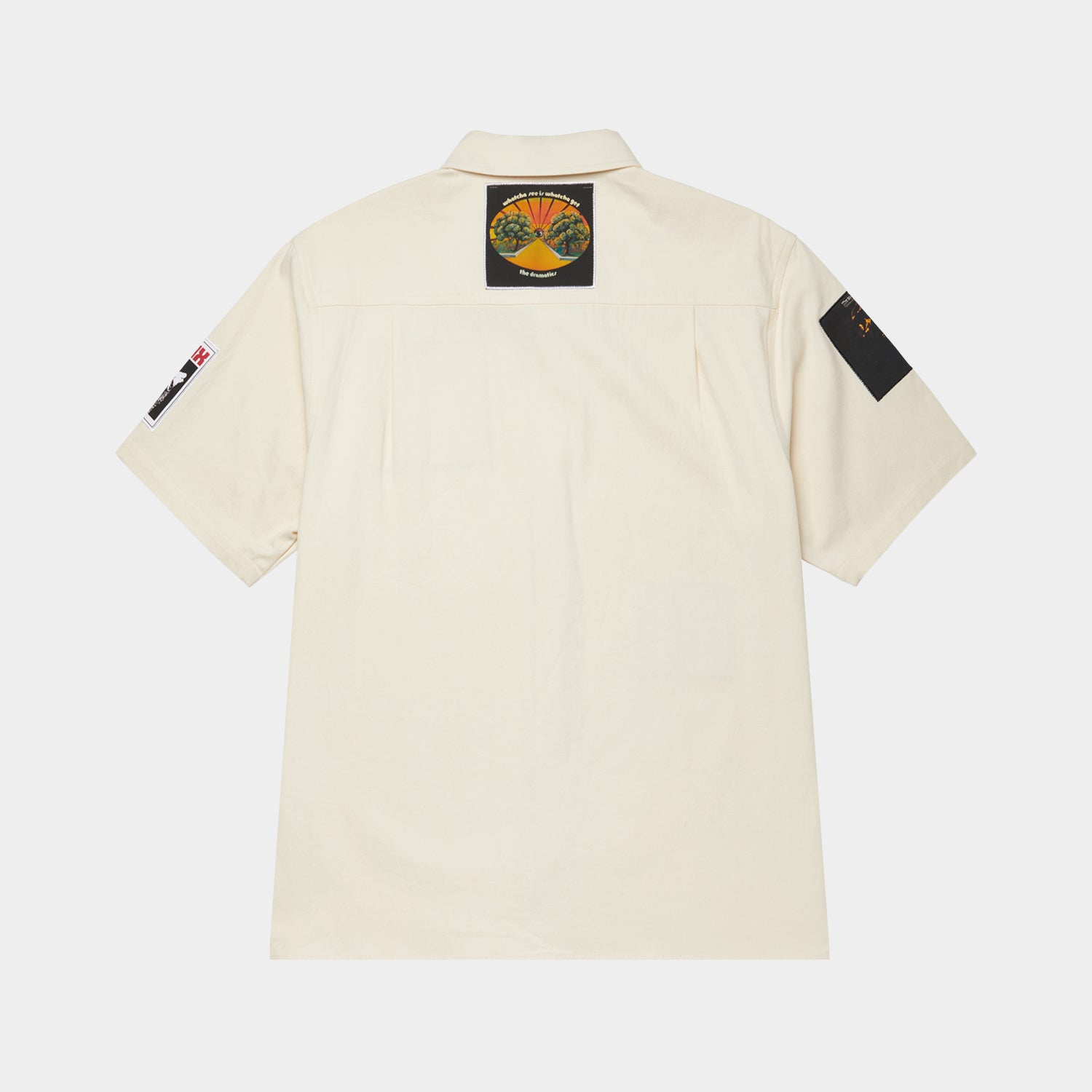 HUF (ハフ) Worldwide JP /TOPS & SHIRTS(トップス&シャツ)/ HUF X STAX PATCHES BUTTON UP商品 / NATURAL