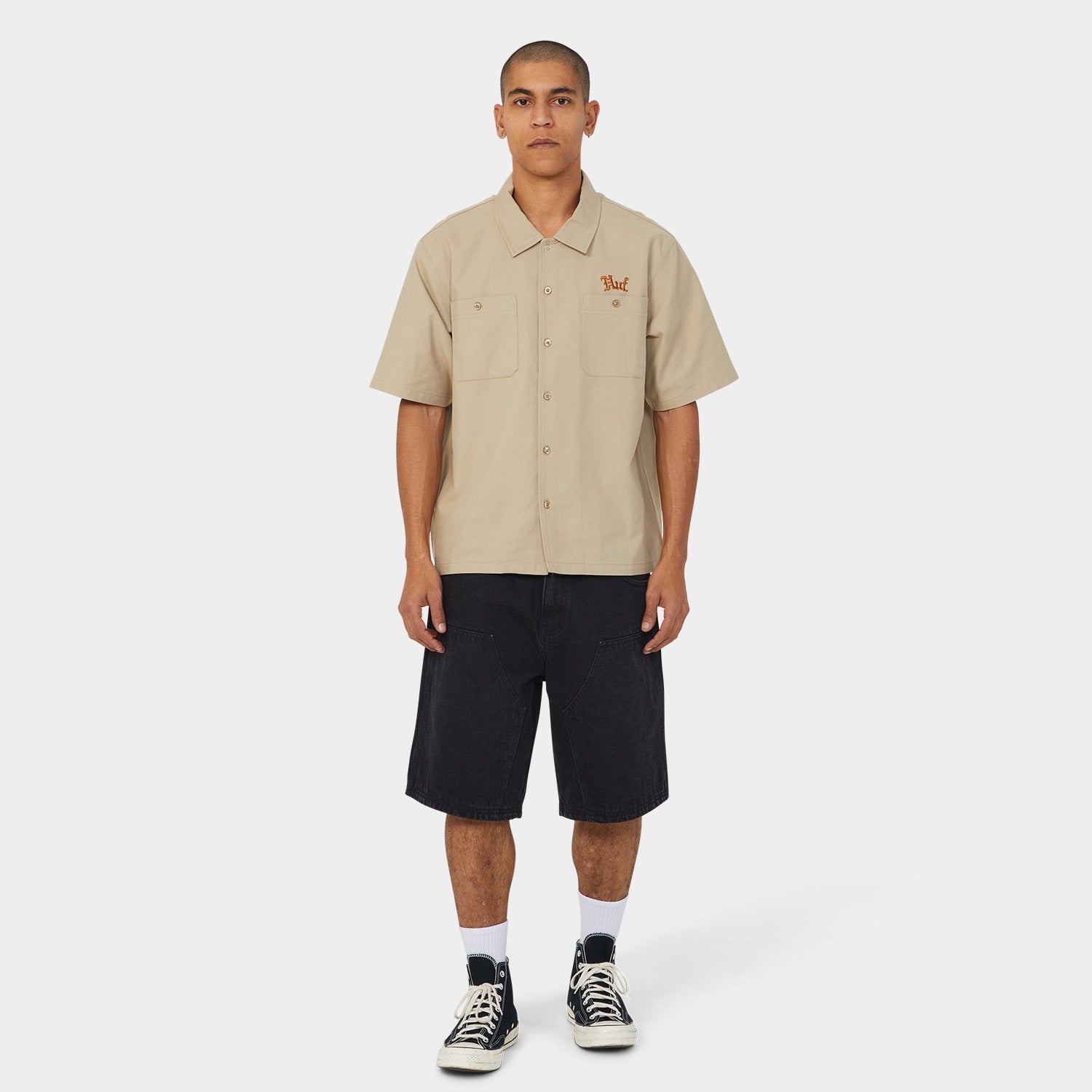 HUF (ハフ) Worldwide JP /TOPS & SHIRTS(トップス&シャツ)/ FANTASIES WORK SHIRT商品 / MARINE