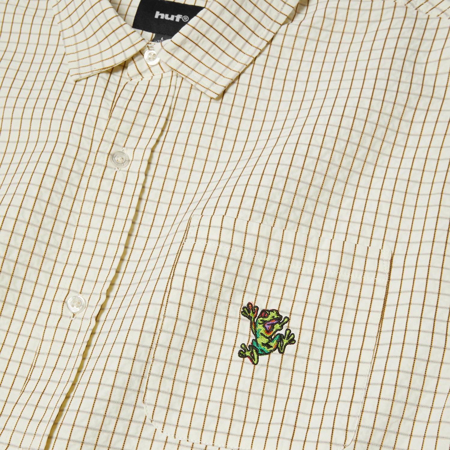 HUF (ハフ) Worldwide JP /T-SHIRTS(Tシャツ)/ STUCK ON YOU PLAID SHIRT商品 / ICE BLUE