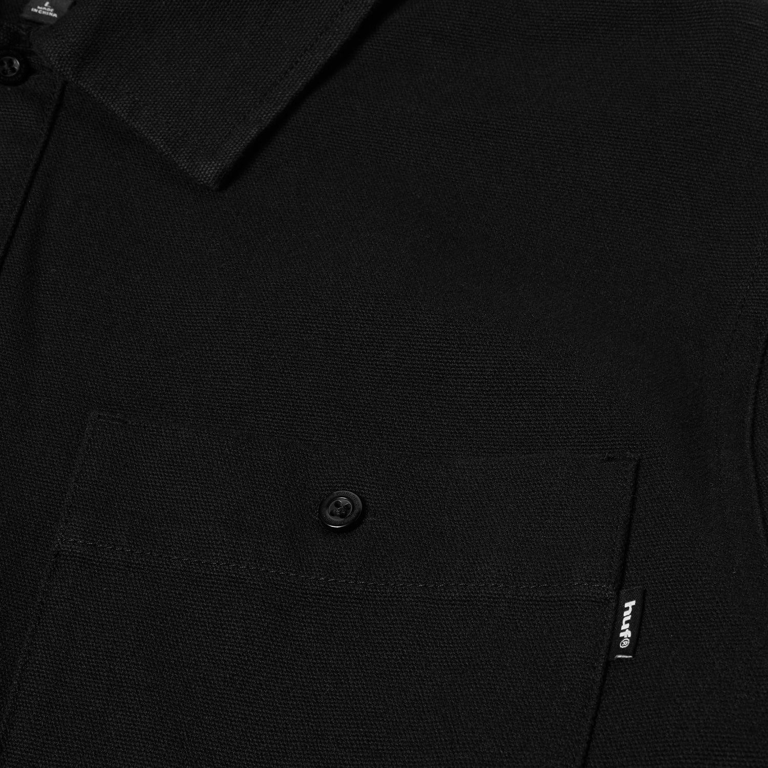 HUF (ハフ) Worldwide JP /TOPS & SHIRTS(トップス&シャツ)/ OLYMPIA HOODED OVERSHIRT商品 / BLACK