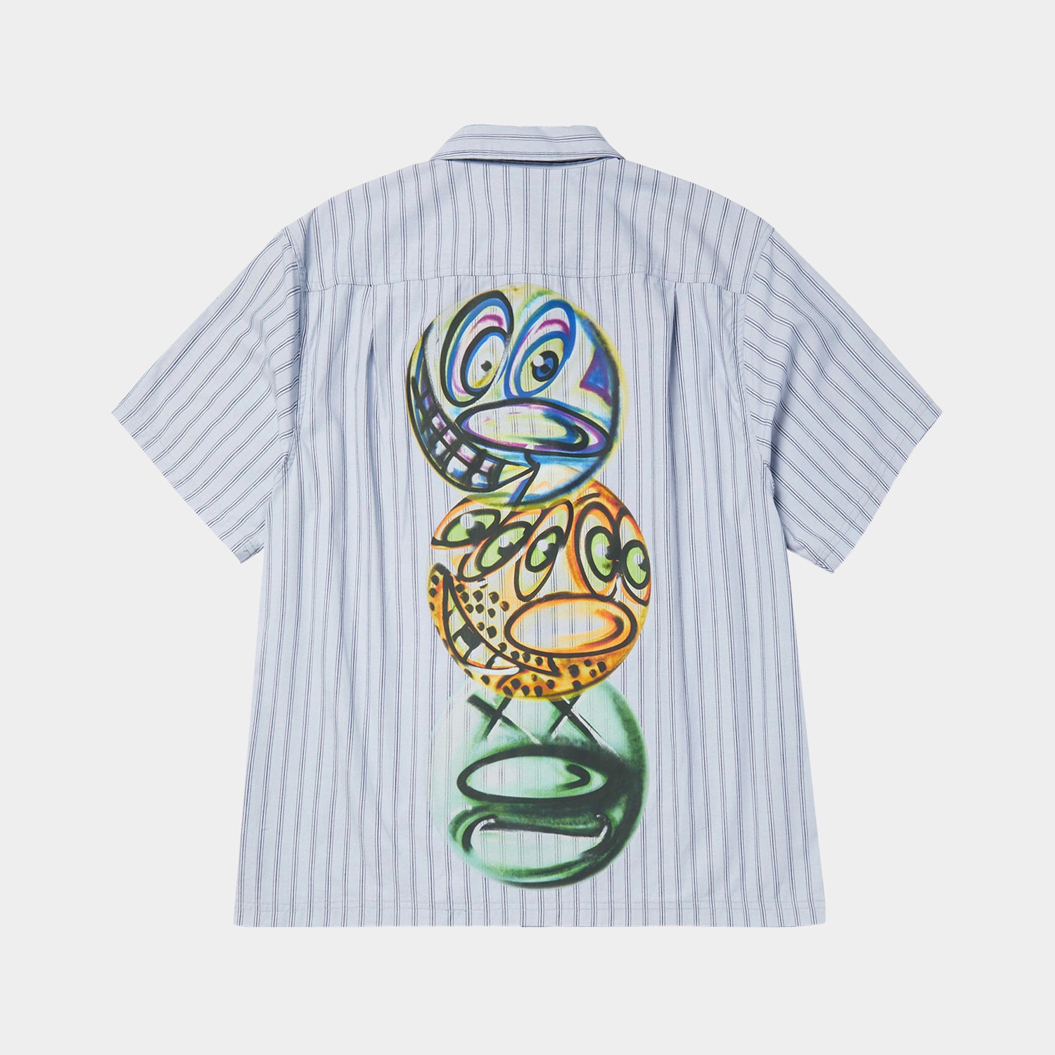 HUF (ハフ) Worldwide JP /TOPS & SHIRTS(トップス&シャツ)/ KENNY SCHARF TELEVISION STRIPE SHIRT商品 / MULTI