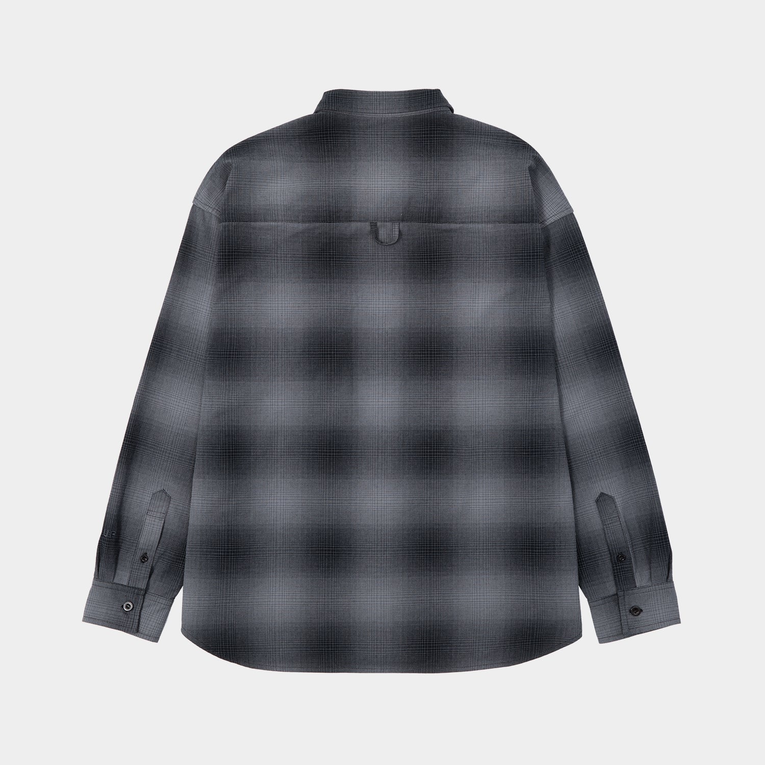 HUF (ハフ) Worldwide JP /TOPS & SHIRTS(トップス&シャツ)/ OG LOGO OMBRE PLAID LS SHIRT商品 / ICE BLUE