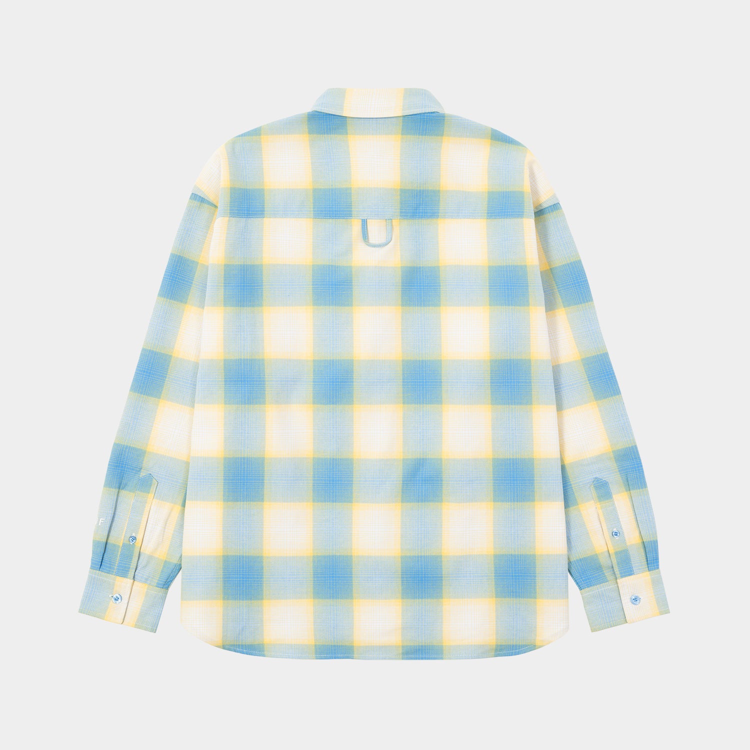 HUF (ハフ) Worldwide JP /TOPS & SHIRTS(トップス&シャツ)/ OG LOGO OMBRE PLAID LS SHIRT商品 / ICE BLUE