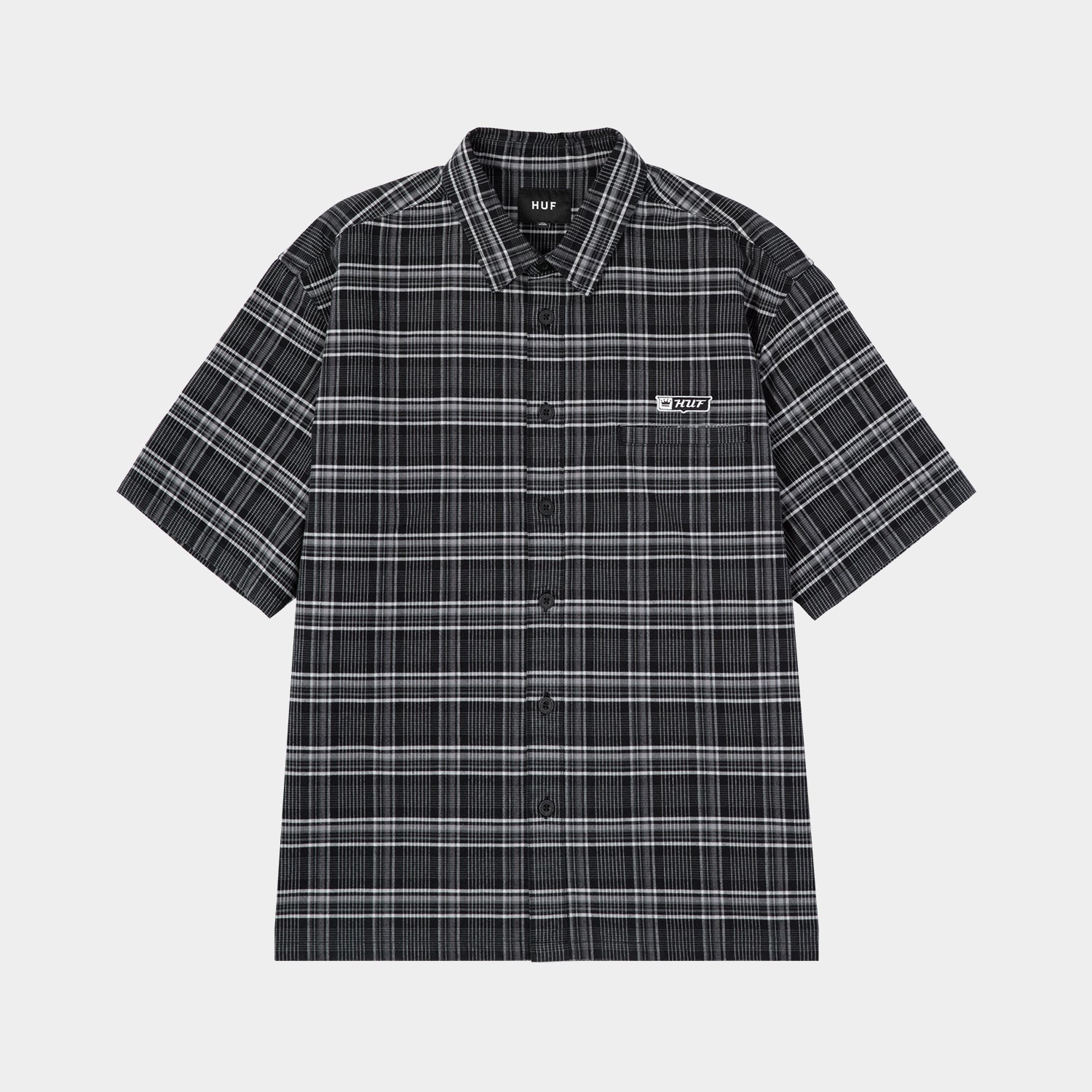 HUF (ハフ) Worldwide JP /TOPS & SHIRTS(トップス&シャツ)/ MILLENNIUM PLAID OMBRE SHIRT商品 / BLACK