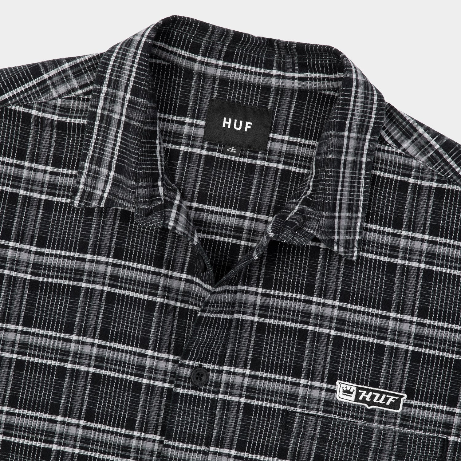 HUF (ハフ) Worldwide JP /TOPS & SHIRTS(トップス&シャツ)/ MILLENNIUM PLAID OMBRE SHIRT商品 / BLACK