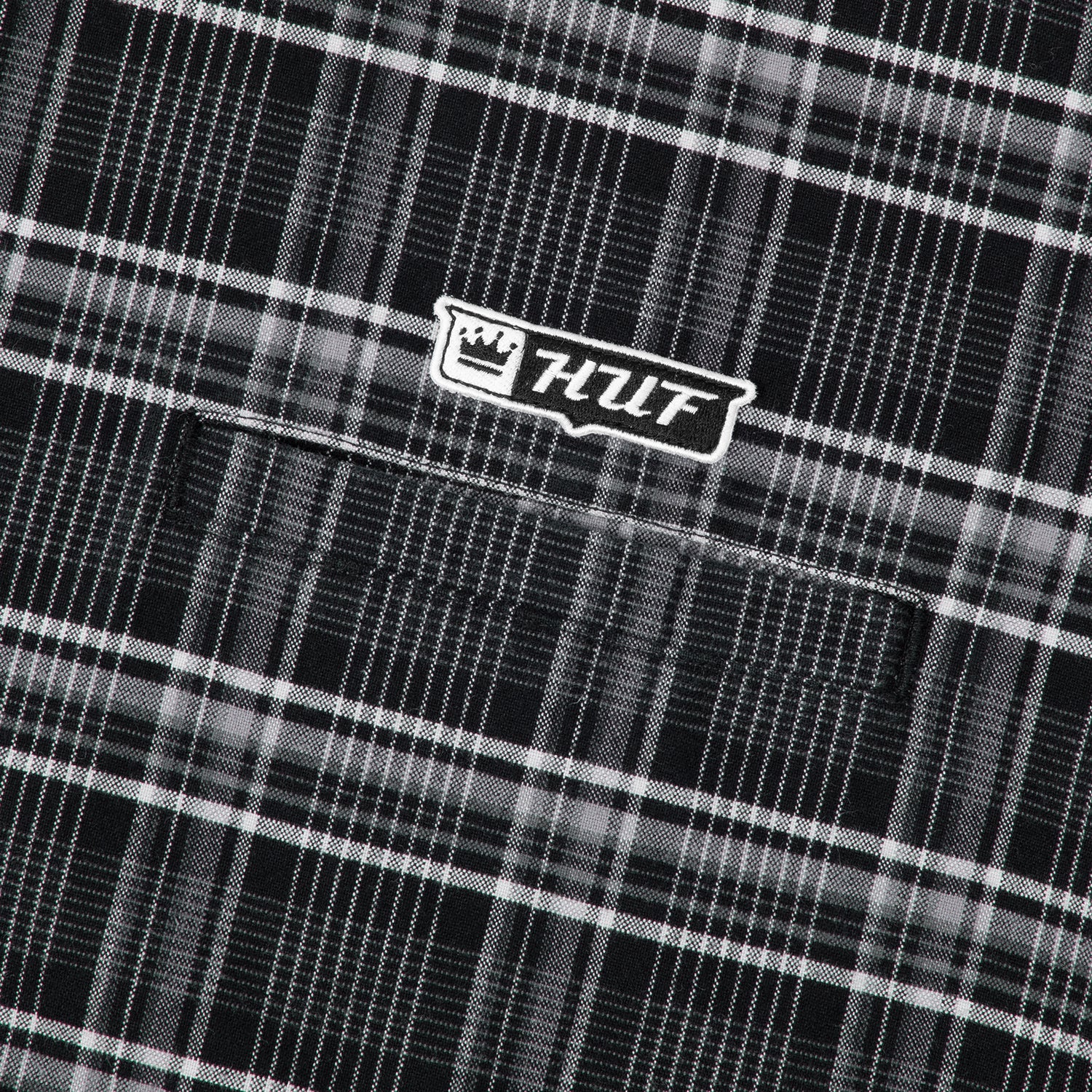 HUF (ハフ) Worldwide JP /TOPS & SHIRTS(トップス&シャツ)/ MILLENNIUM PLAID OMBRE SHIRT商品 / BLACK