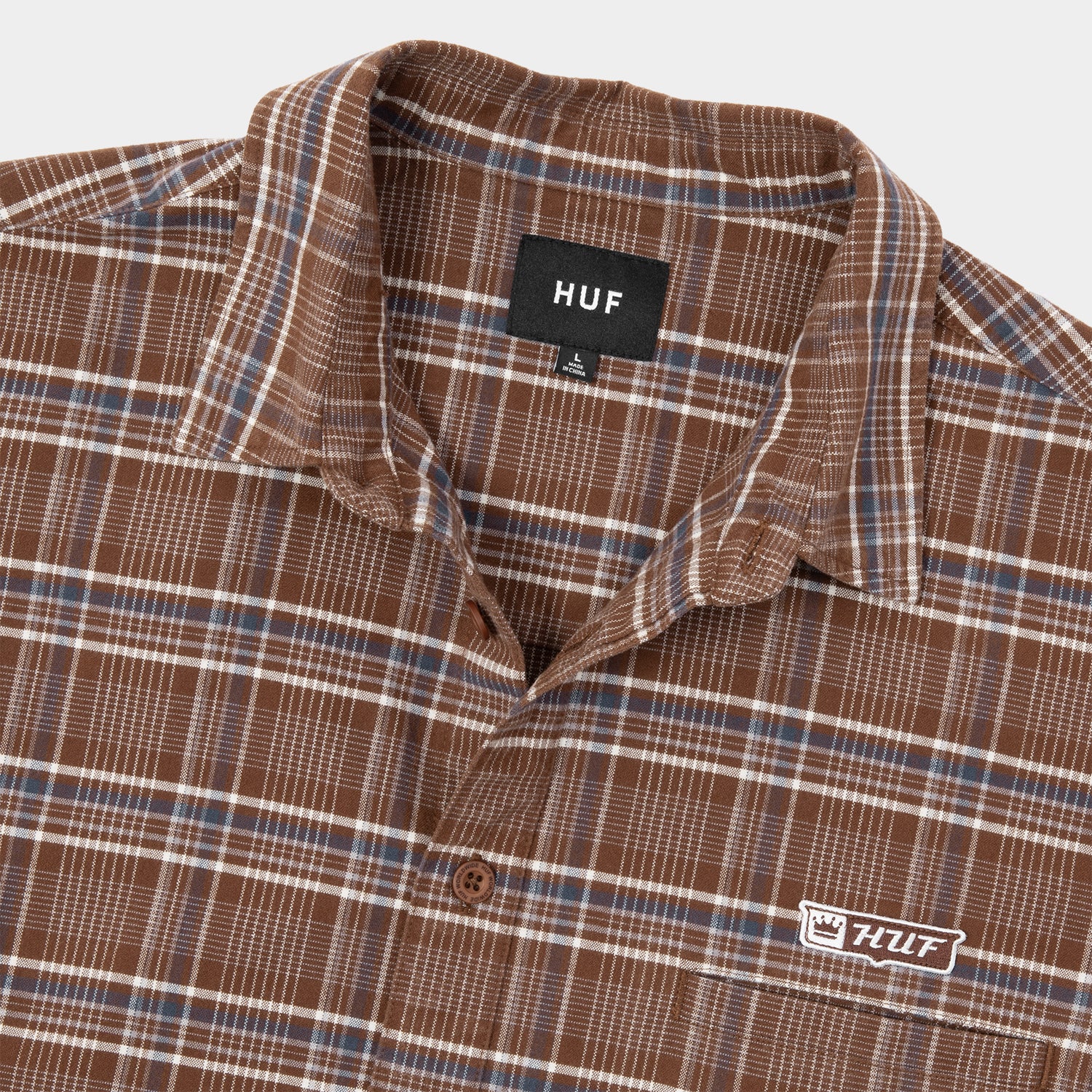 HUF (ハフ) Worldwide JP /TOPS & SHIRTS(トップス&シャツ)/ MILLENNIUM PLAID OMBRE SHIRT商品 / BLACK